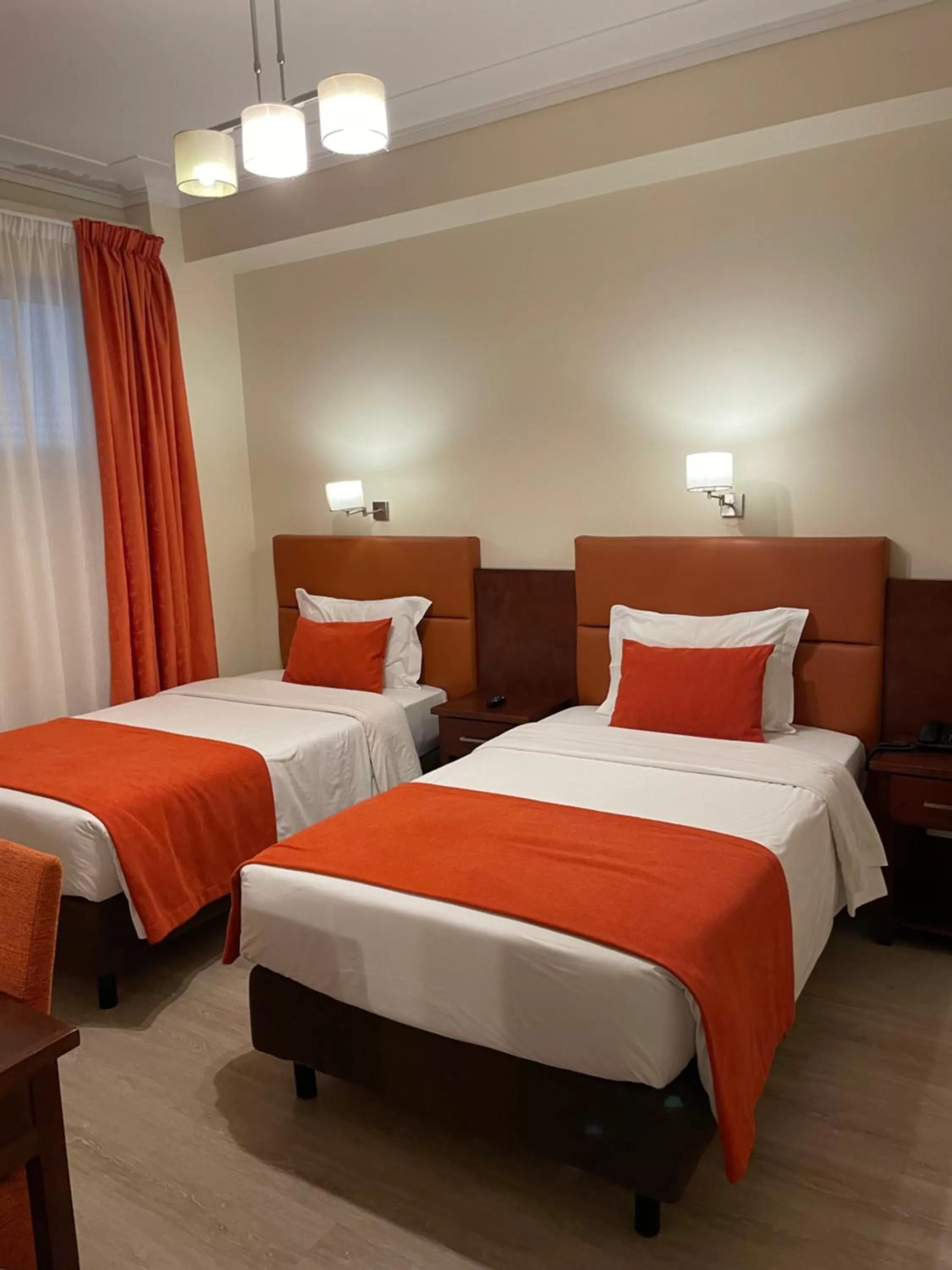 Bed in Pao de Acucar Hotel