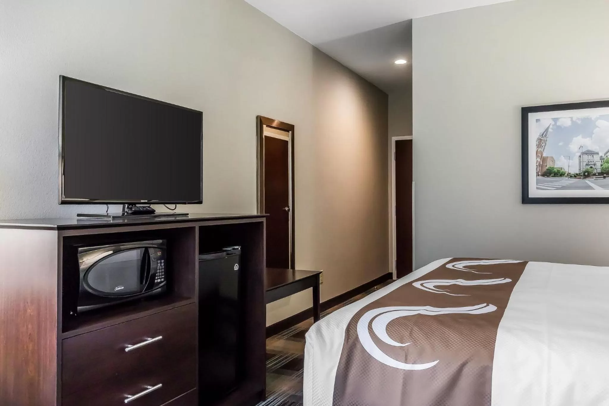 Decorative detail, Bed in Quality Inn Pleasant View