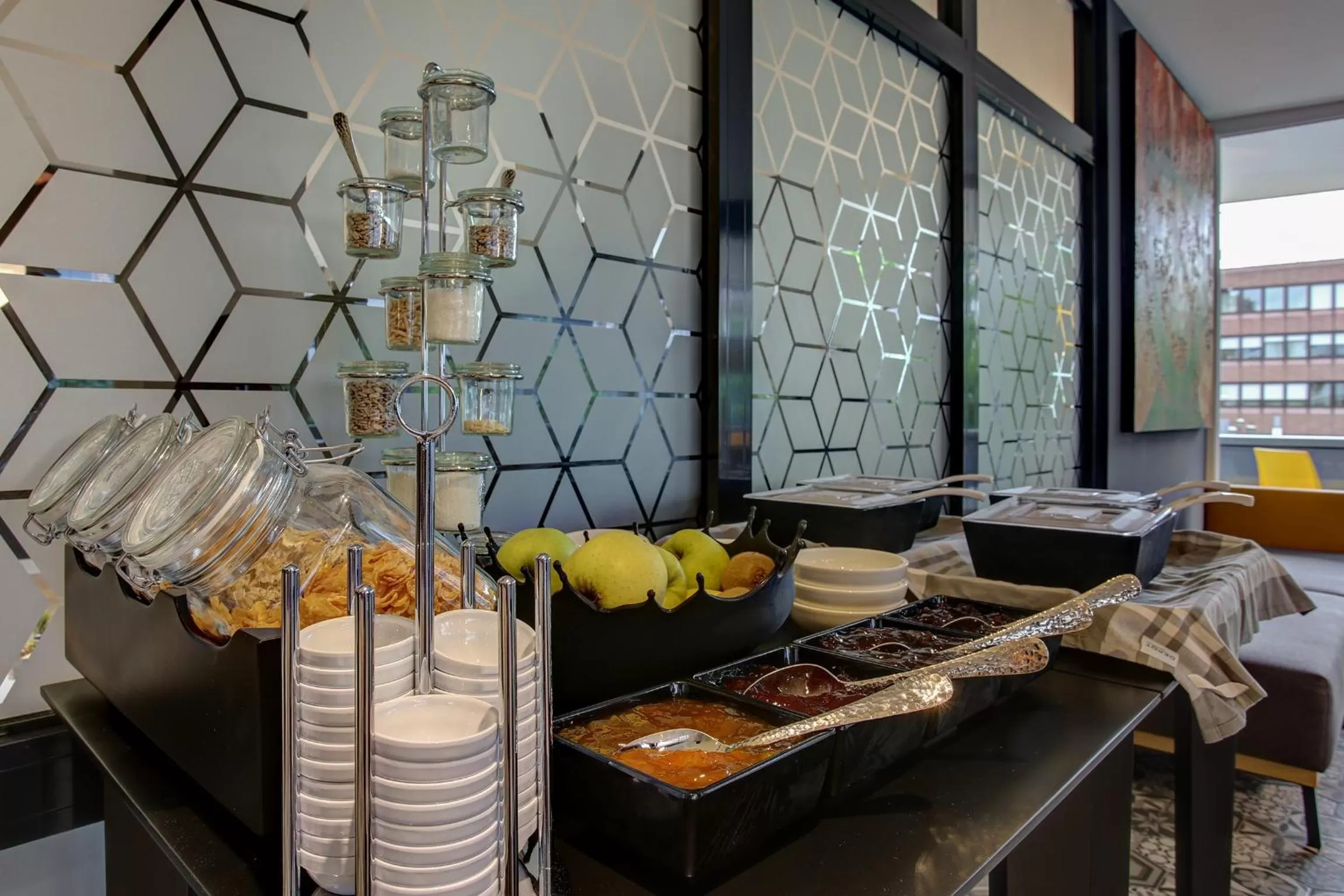 Buffet breakfast in Vienna House Easy by Wyndham Dortmund City