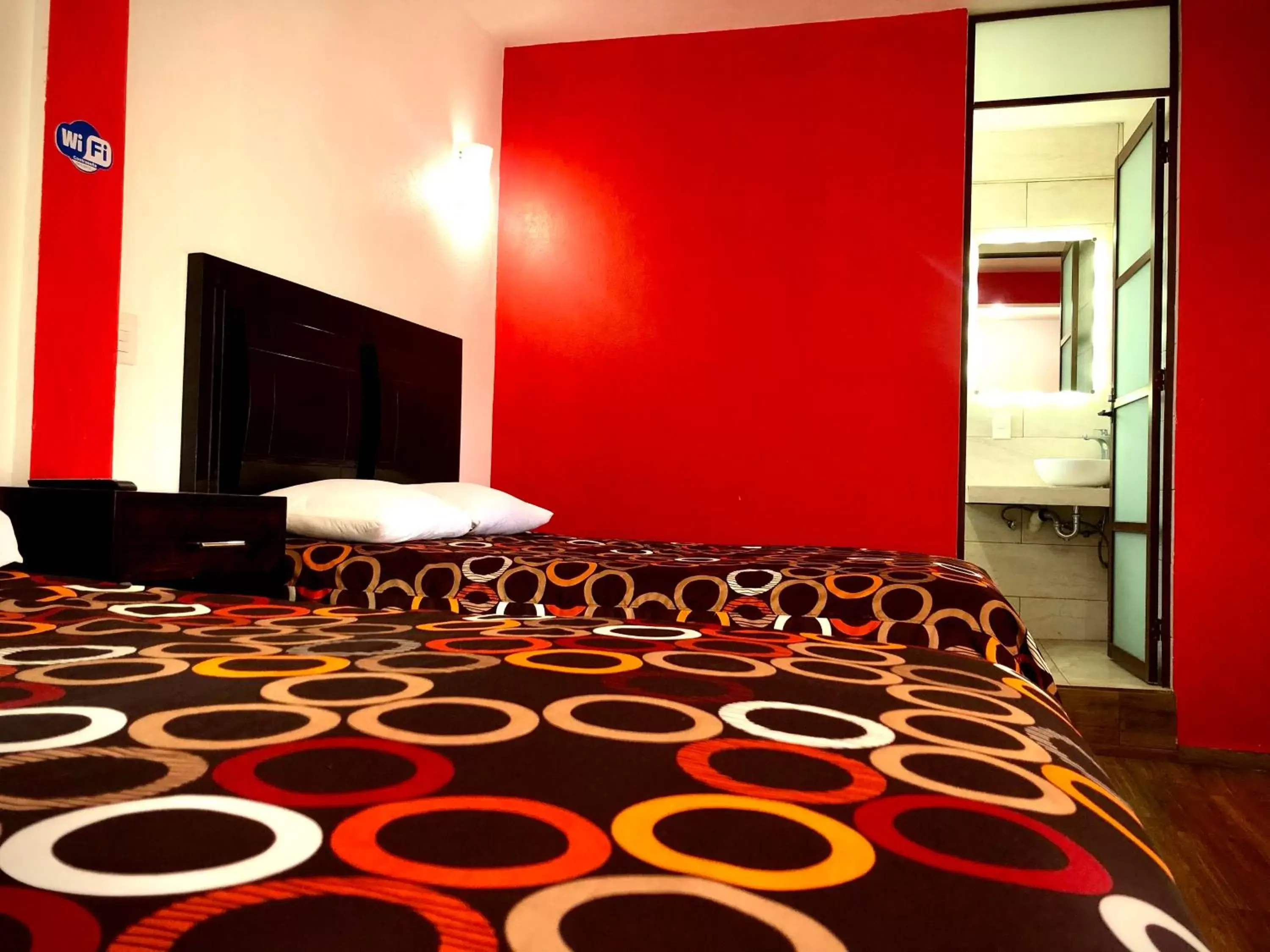 Bed in HOTEL LA GRAN MANZANA