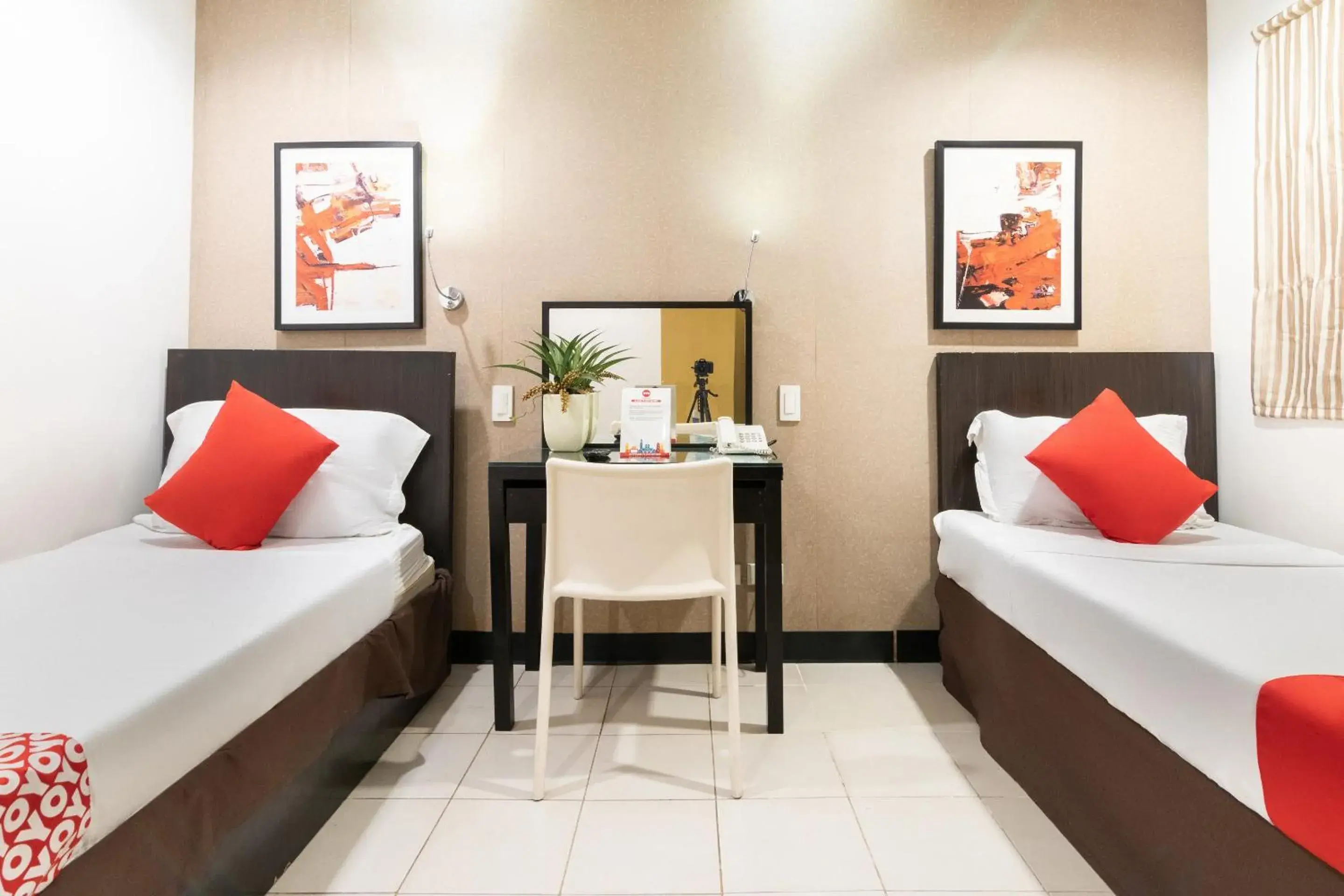 Bedroom, Seating Area in OYO 107 Orange Nest Hotel Vaccinated Staff