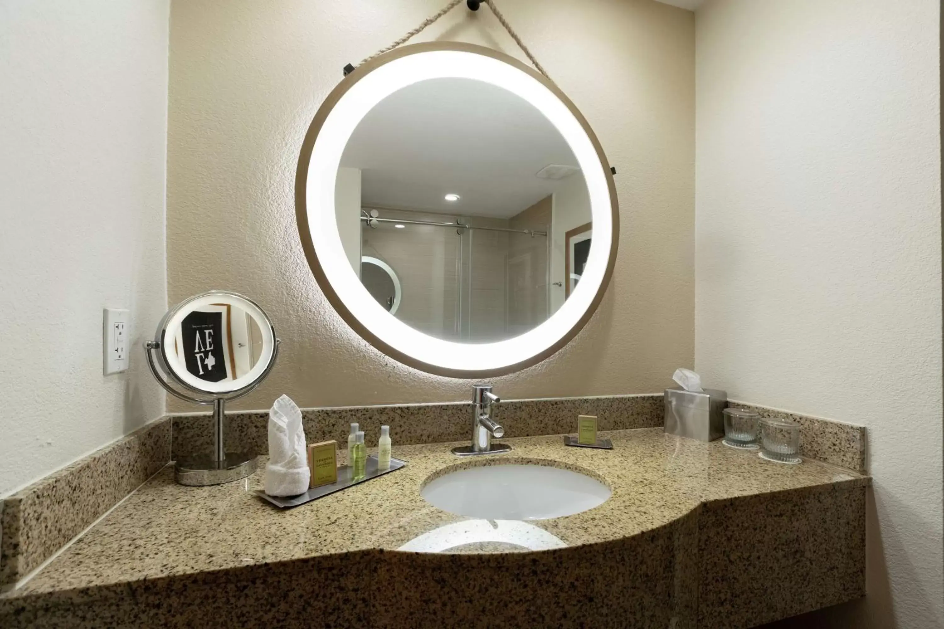 Bathroom in DoubleTree by Hilton Galveston Beach