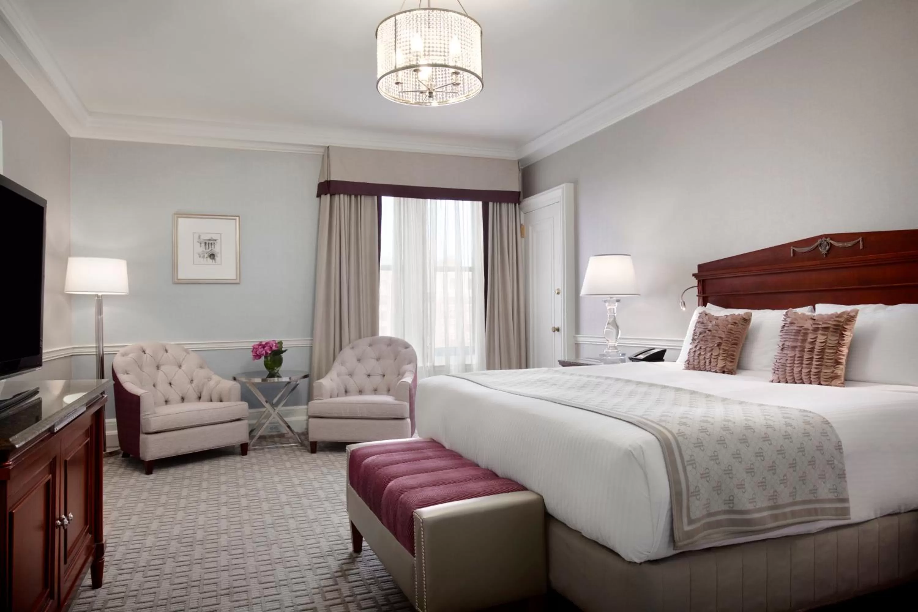 Bedroom, Bed in Fairmont Copley Plaza