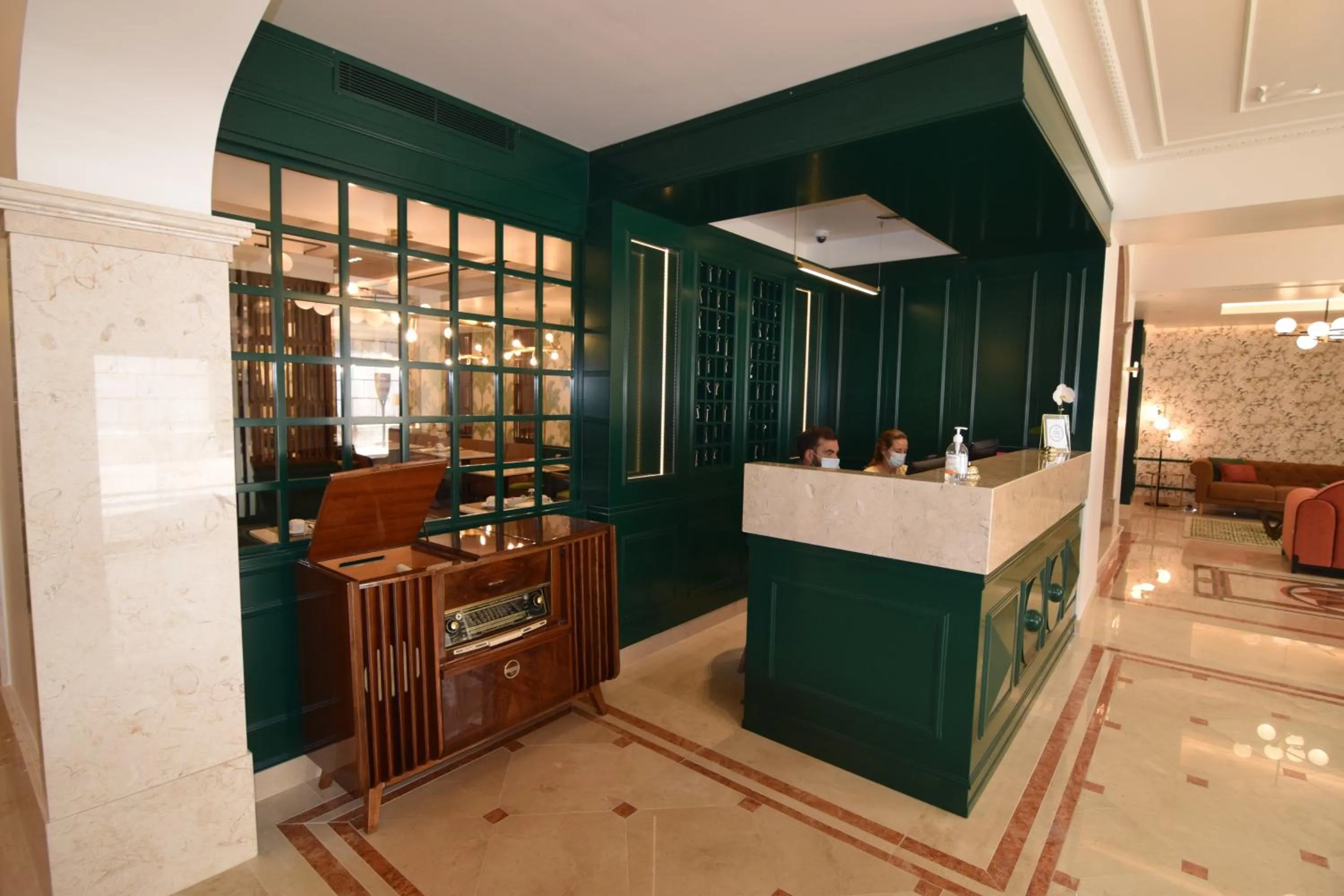 Lobby or reception in Hotel Florescente