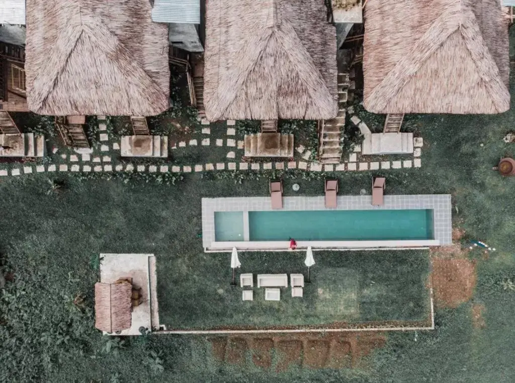 Swimming pool, Floor Plan in Bintana sa Paraiso Binunsaran