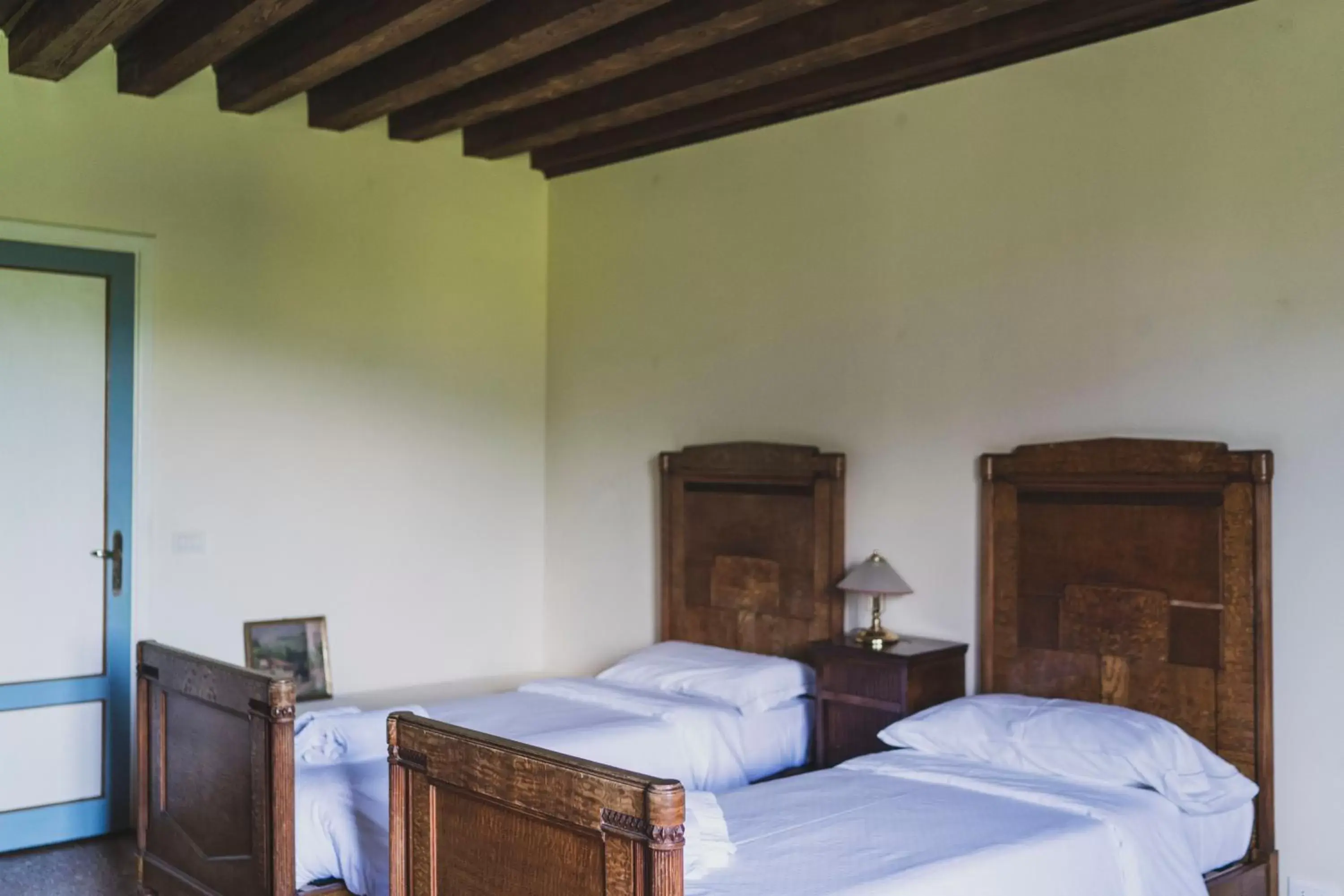 Bed in Villa Stecchini