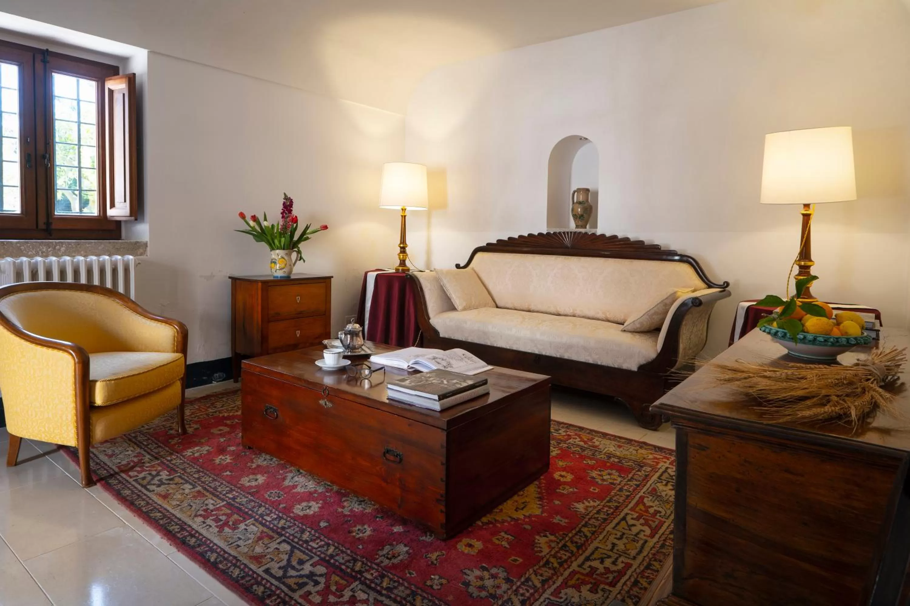 Living room in Eremo Della Giubiliana