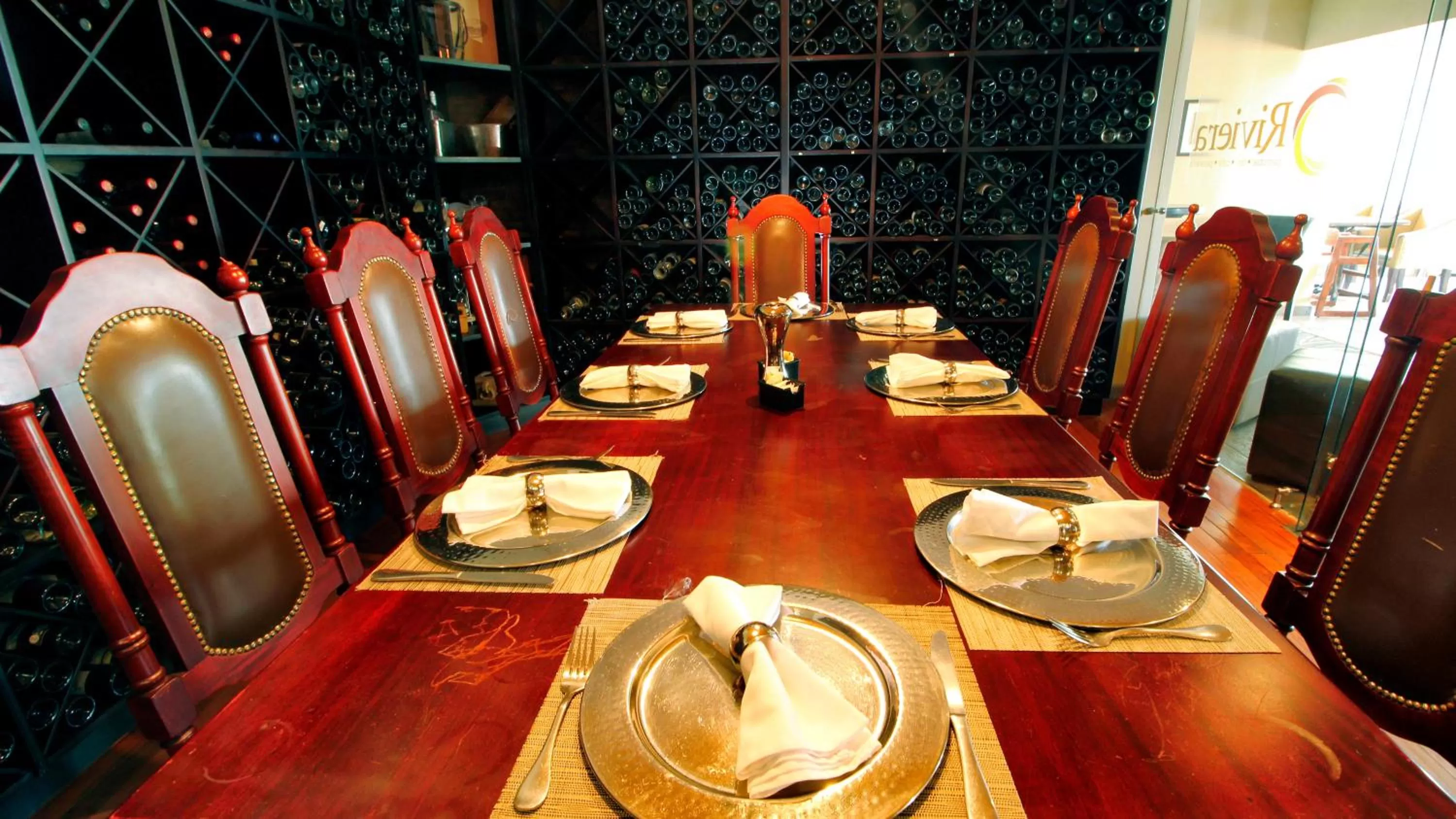 Dining area in La Riviera Hotel