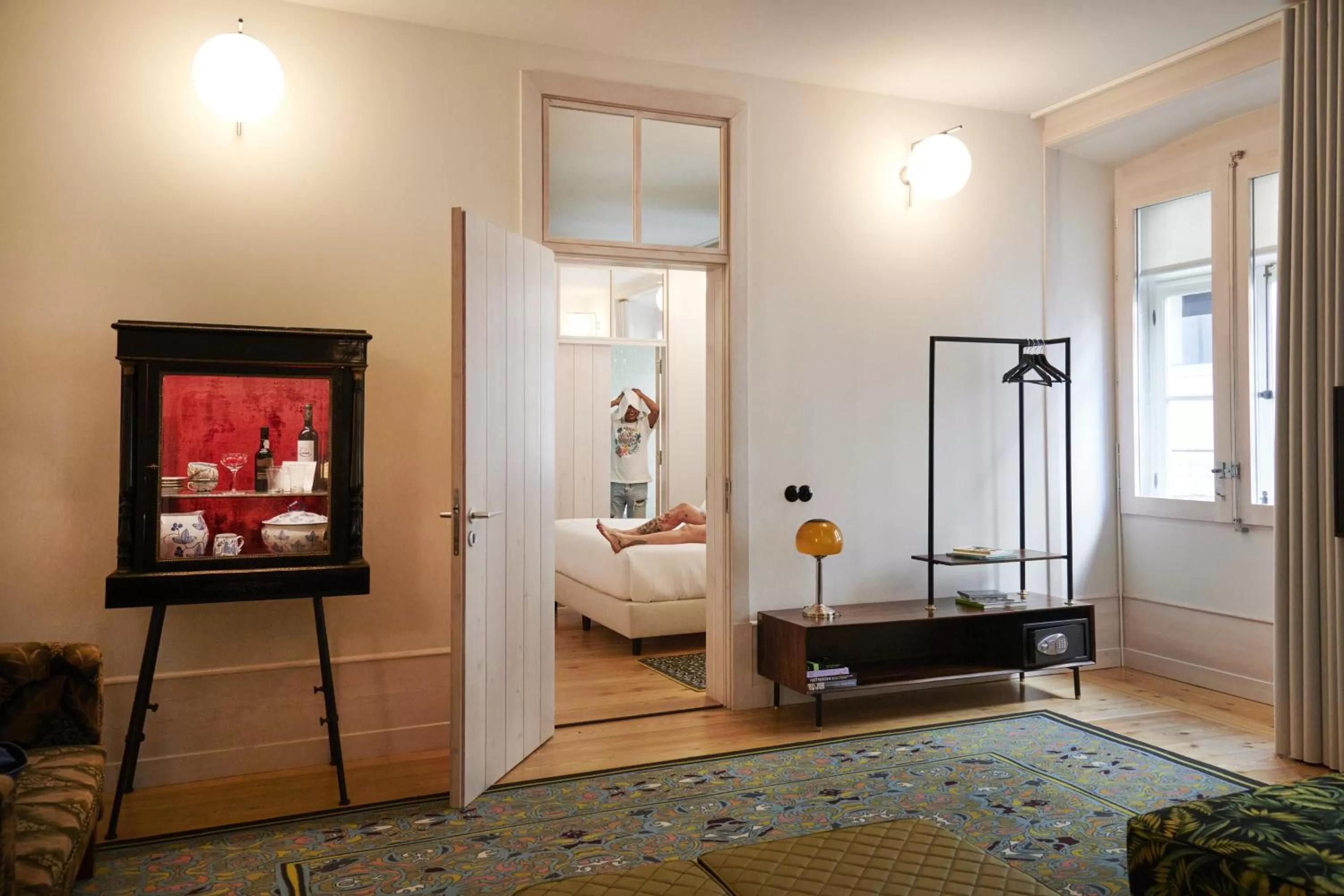 Bed in Cais Urban Lodge