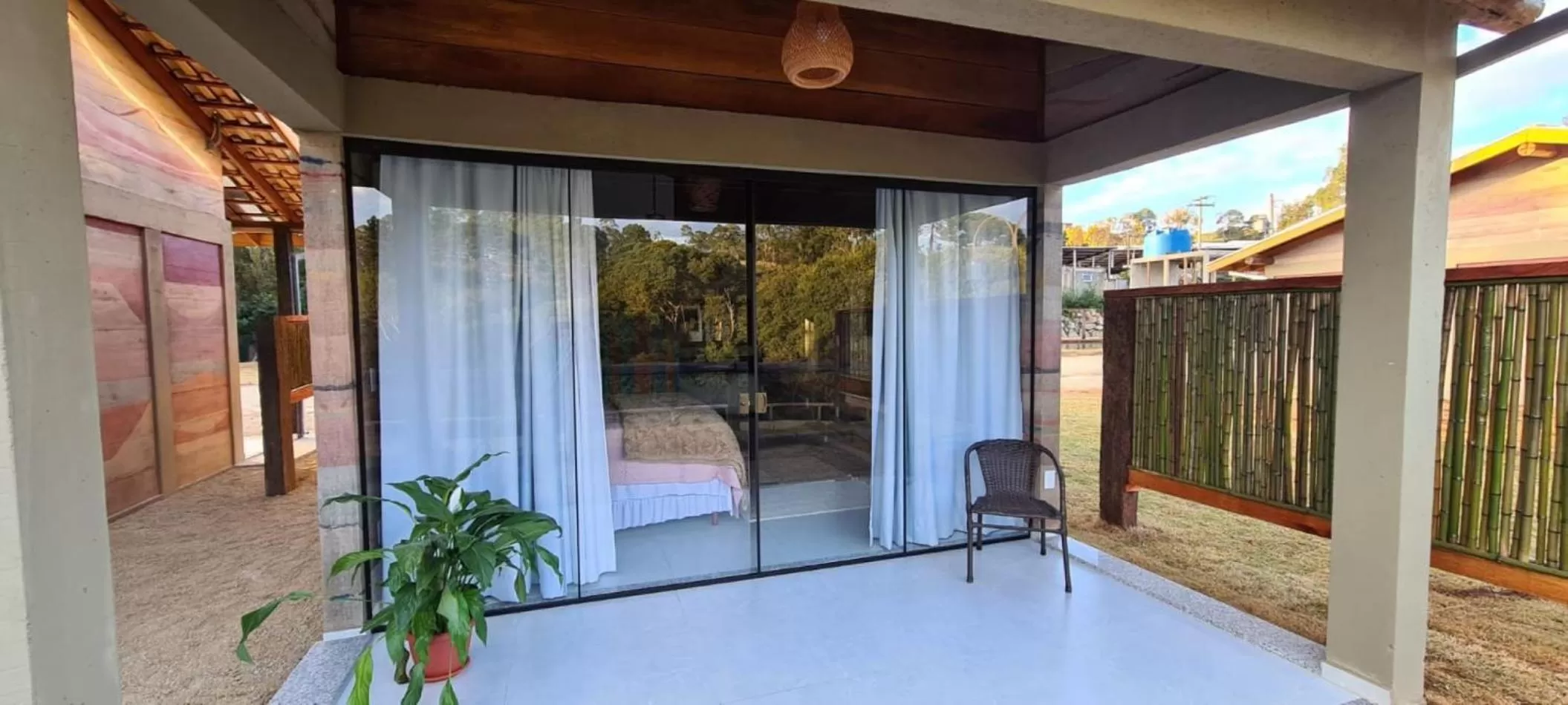 Balcony/Terrace in Pousada Trem Chic