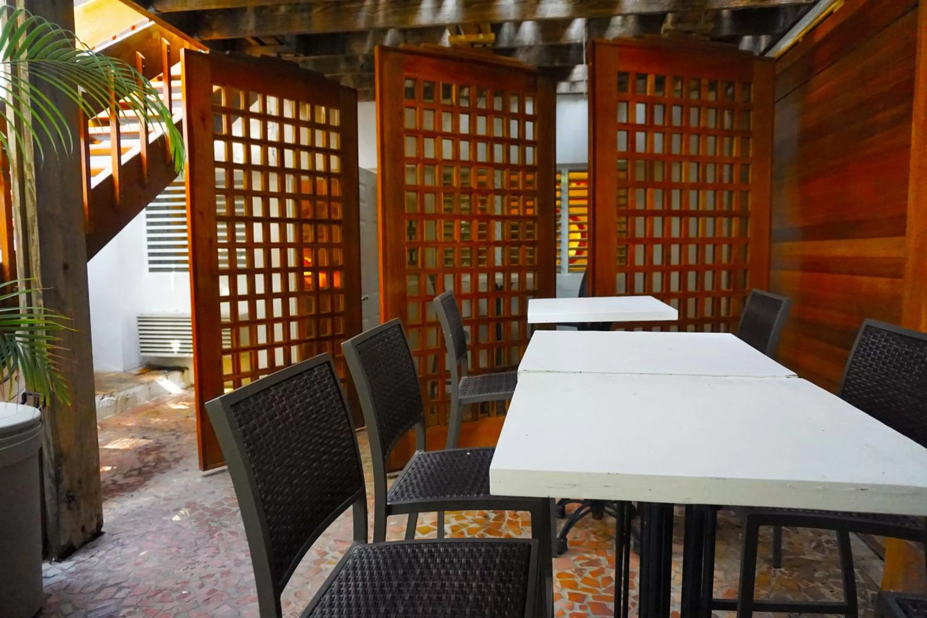 Patio in At Wind Chimes Boutique Hotel