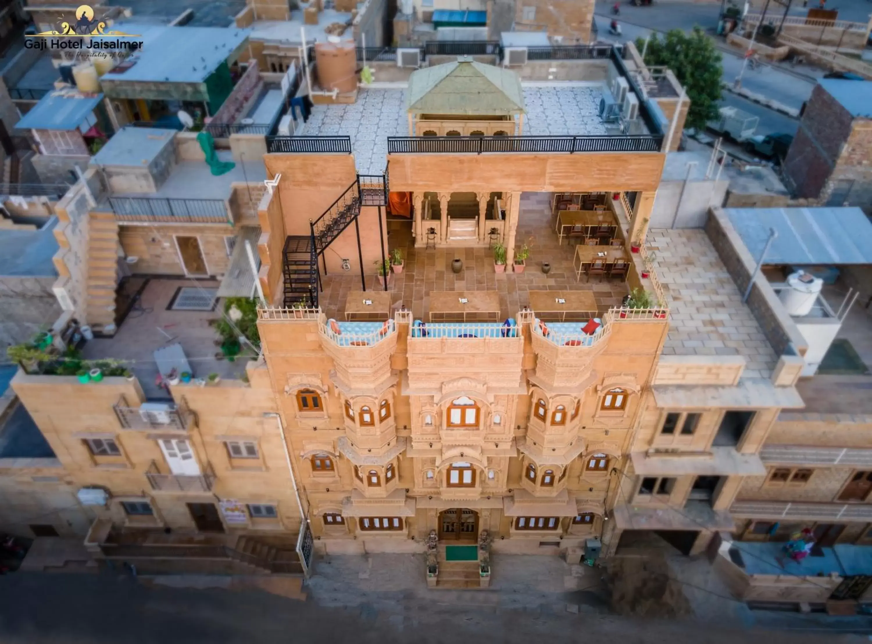 Property building, Bird's-eye View in Gaji Hotel Jaisalmer