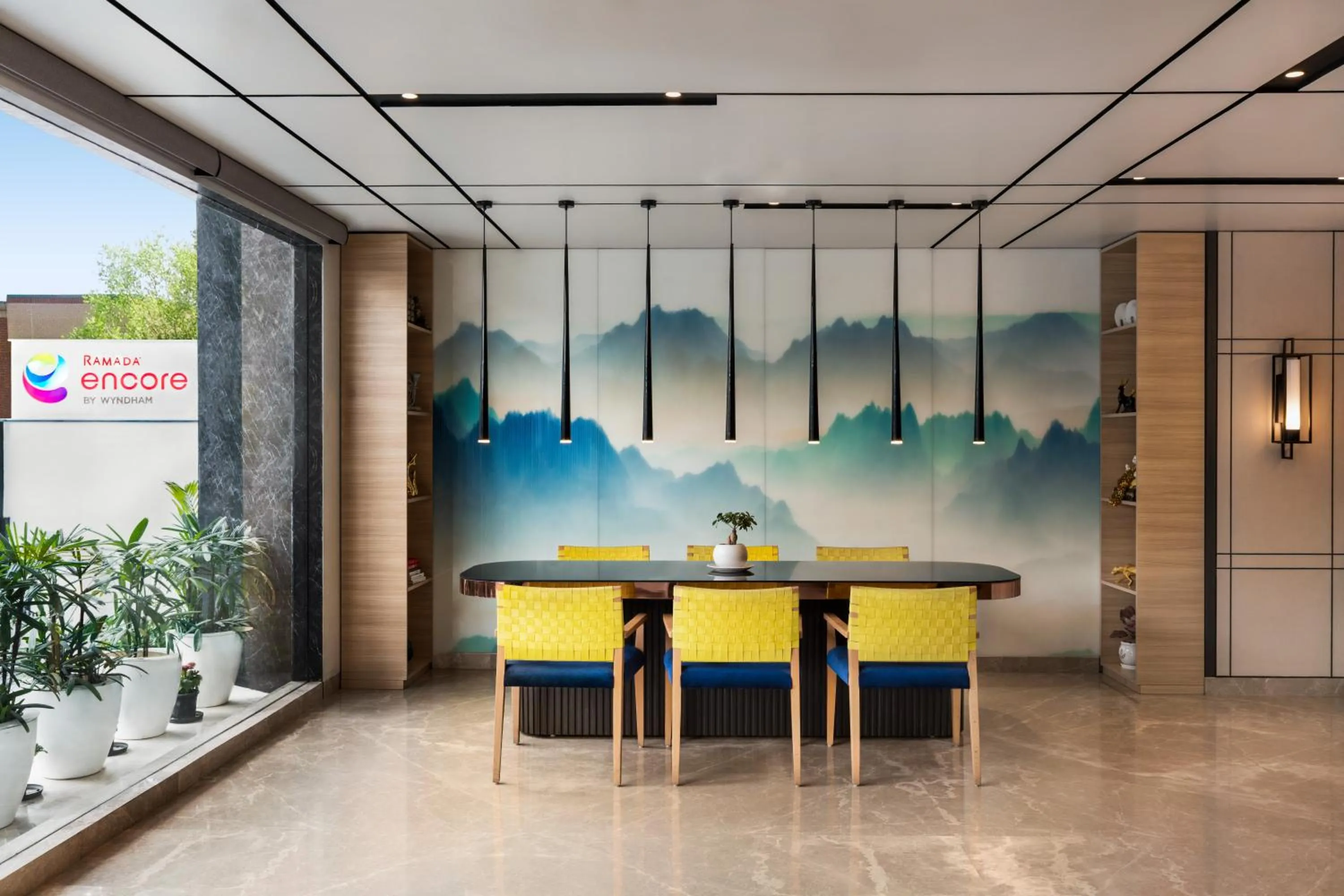 Seating area in Ramada Encore by Wyndham Siliguri Sevoke Road