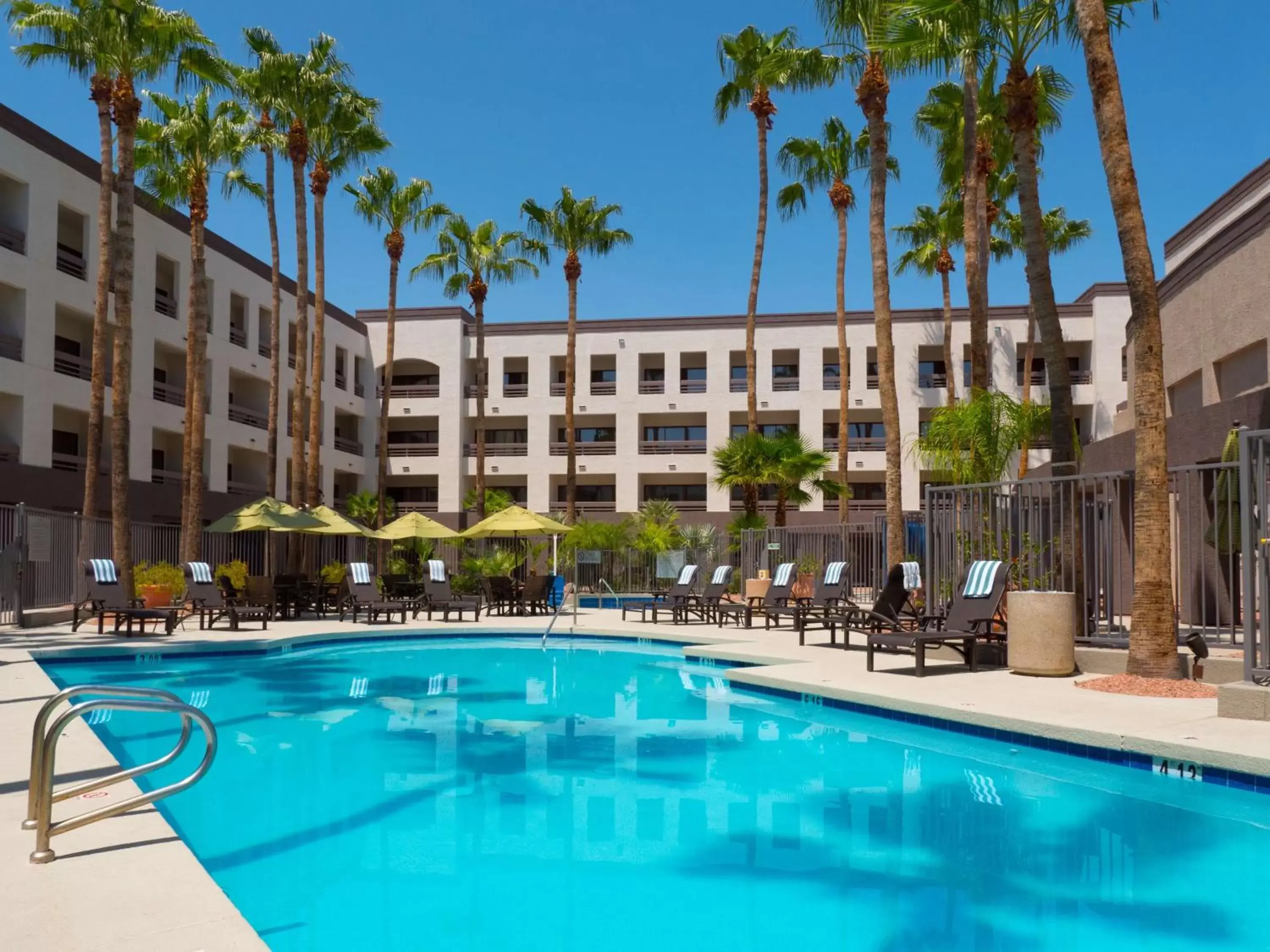 Swimming pool in Hilton Phoenix Airport Swimming pool in Hilton Phoenix Airport