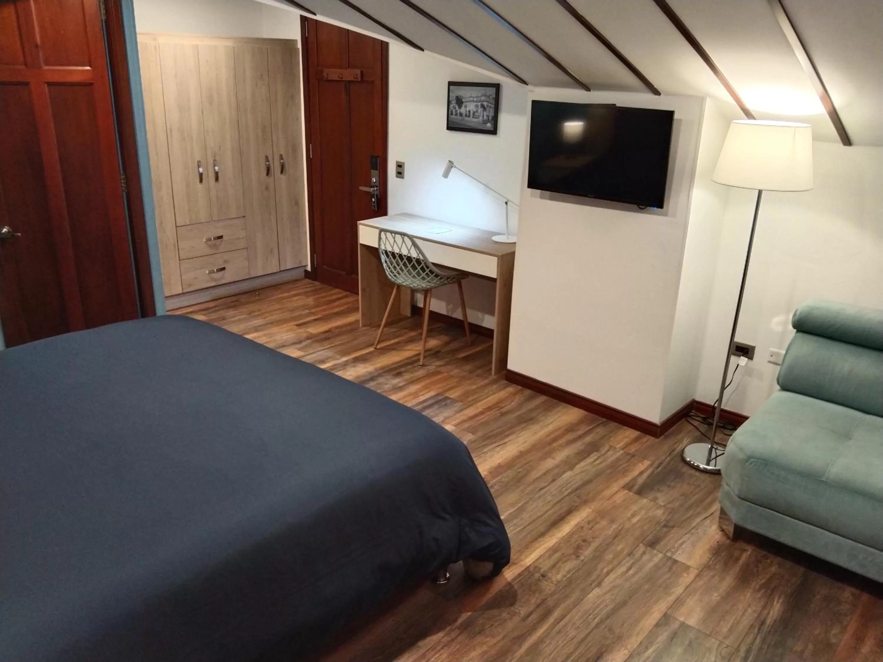 Seating area, Bed in Hotel Boutique Quinta Camacho