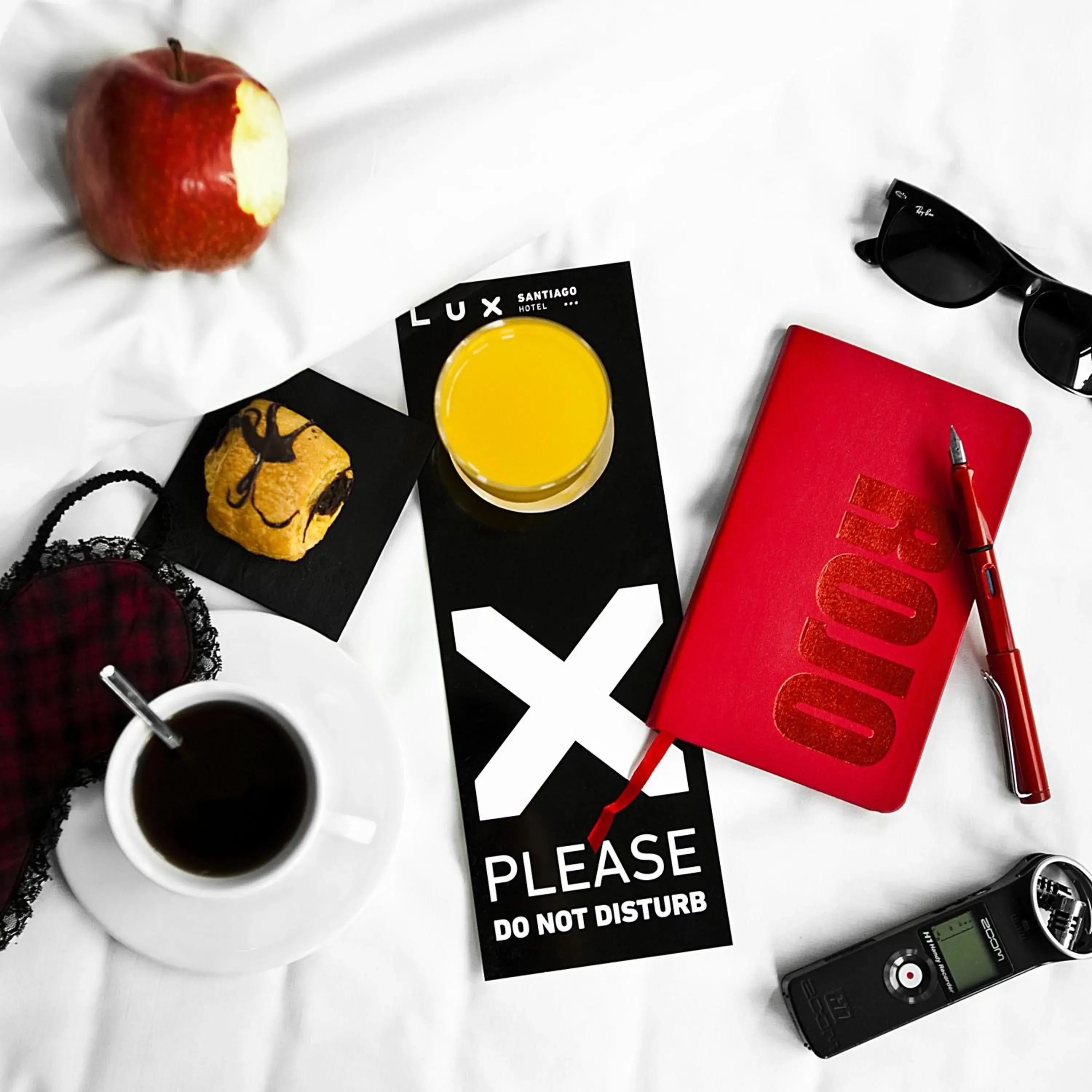 Bed in Hotel Lux Santiago Bed in Hotel Lux Santiago