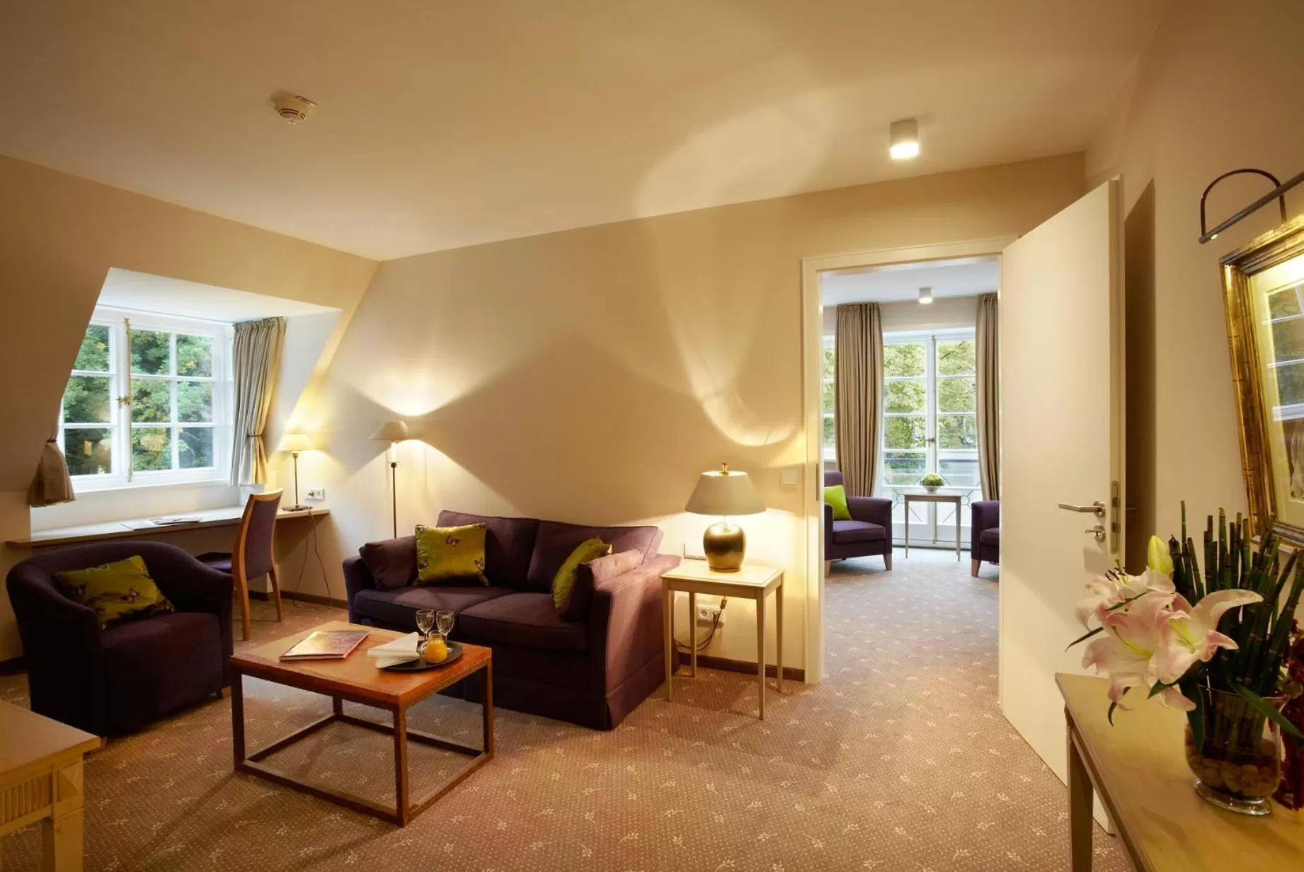 Living room in Forsthaus Heiligenberg