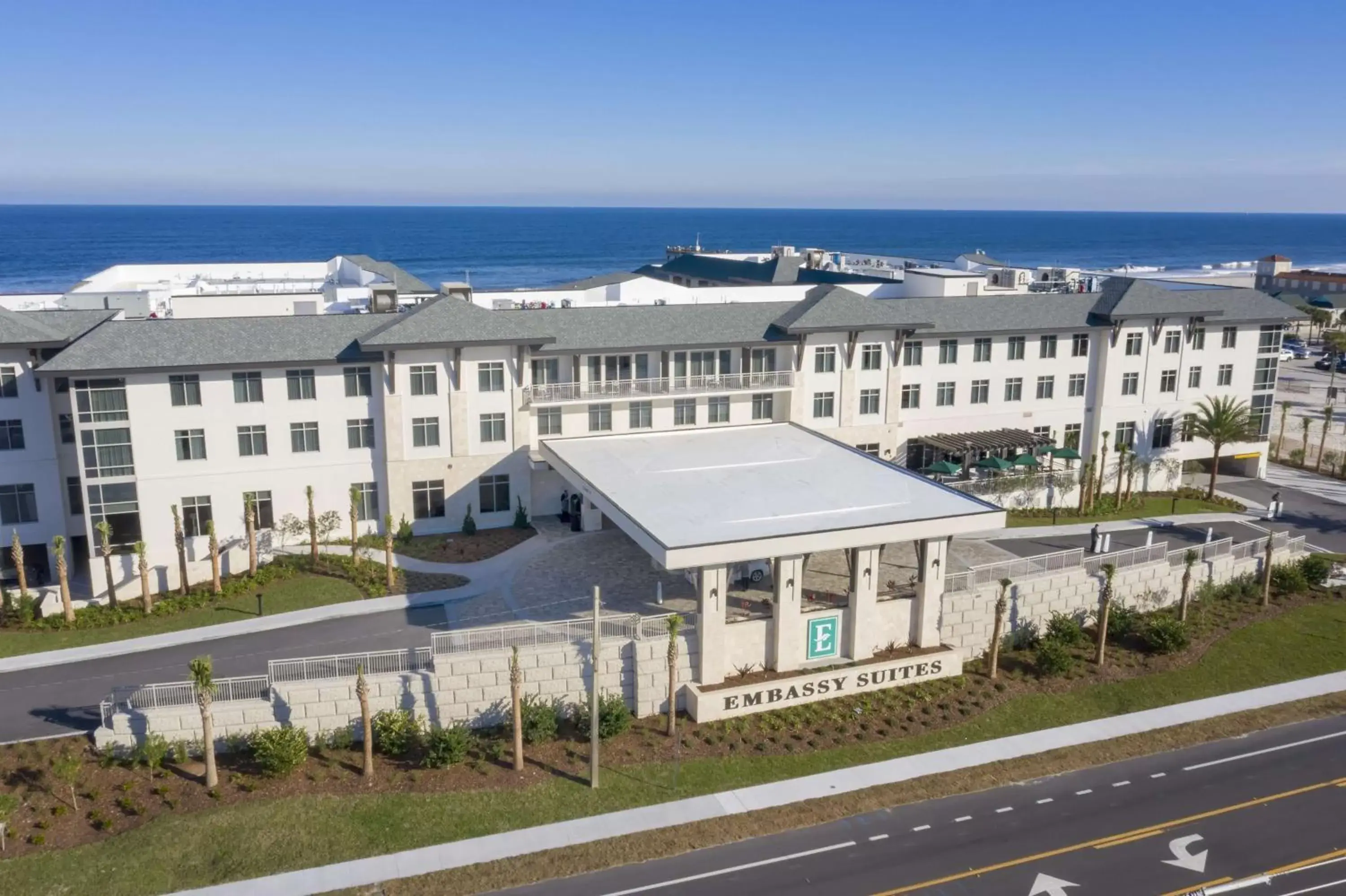 Property building, Bird's-eye View in Embassy Suites St Augustine Beach Oceanfront Resort