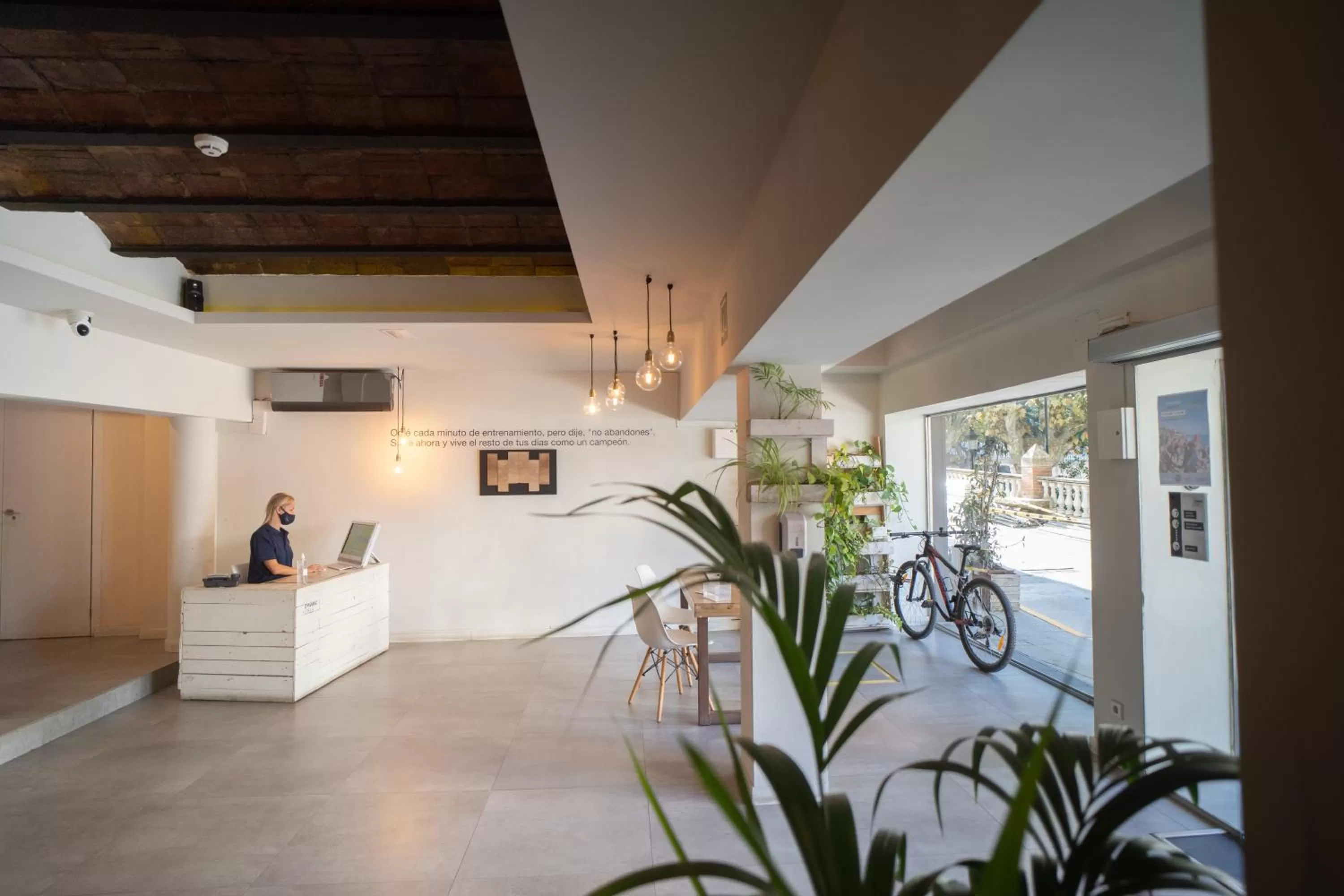 Lobby or reception in Dynamic Hotels Caldetes Barcelona