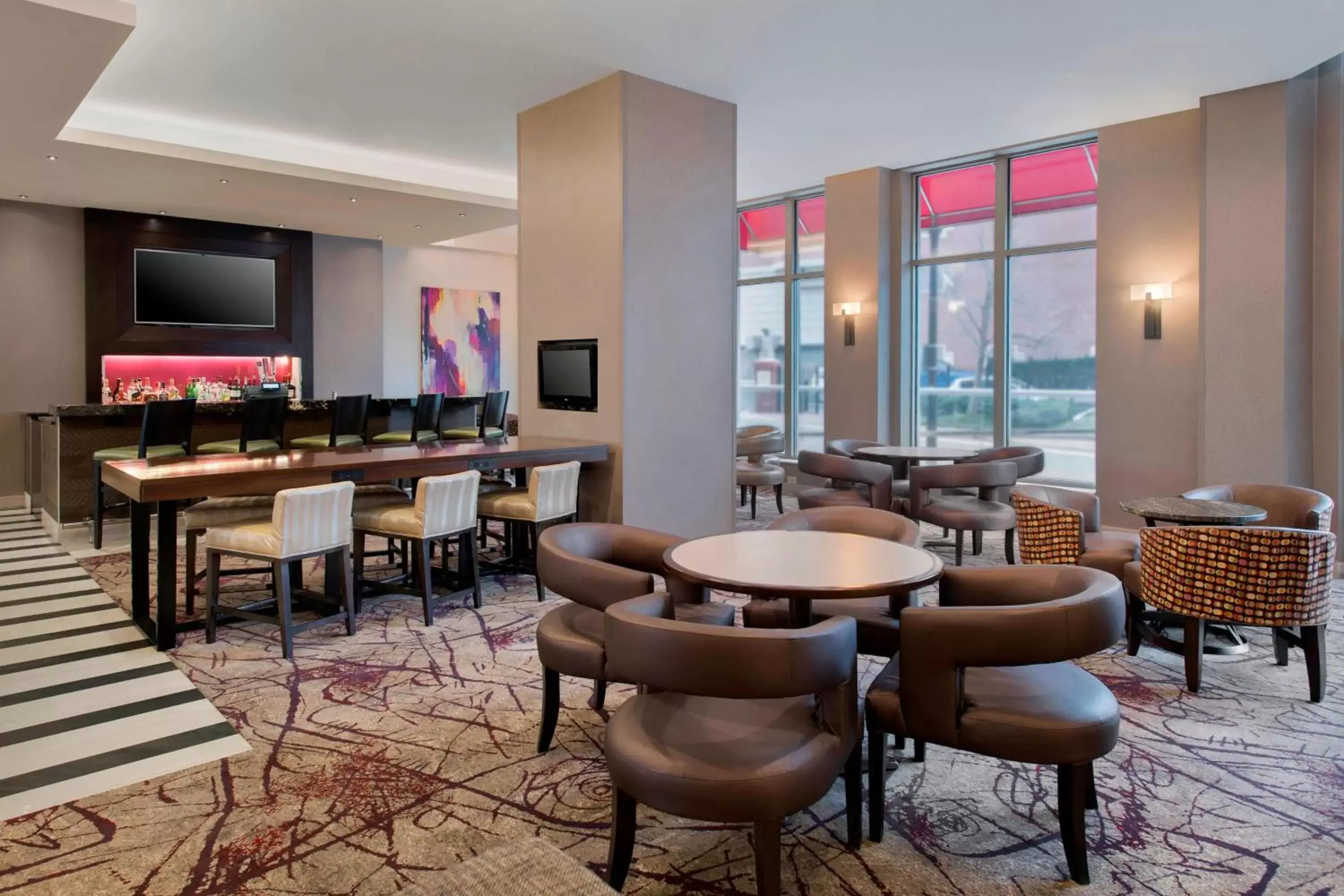 Lobby or reception, Lounge/Bar in Residence Inn Alexandria Old Town South at Carlyle