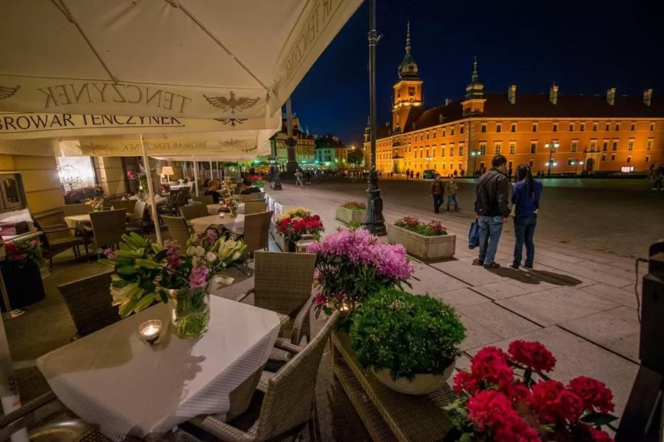 Patio in Pokoje Gościnne Dom Literatury