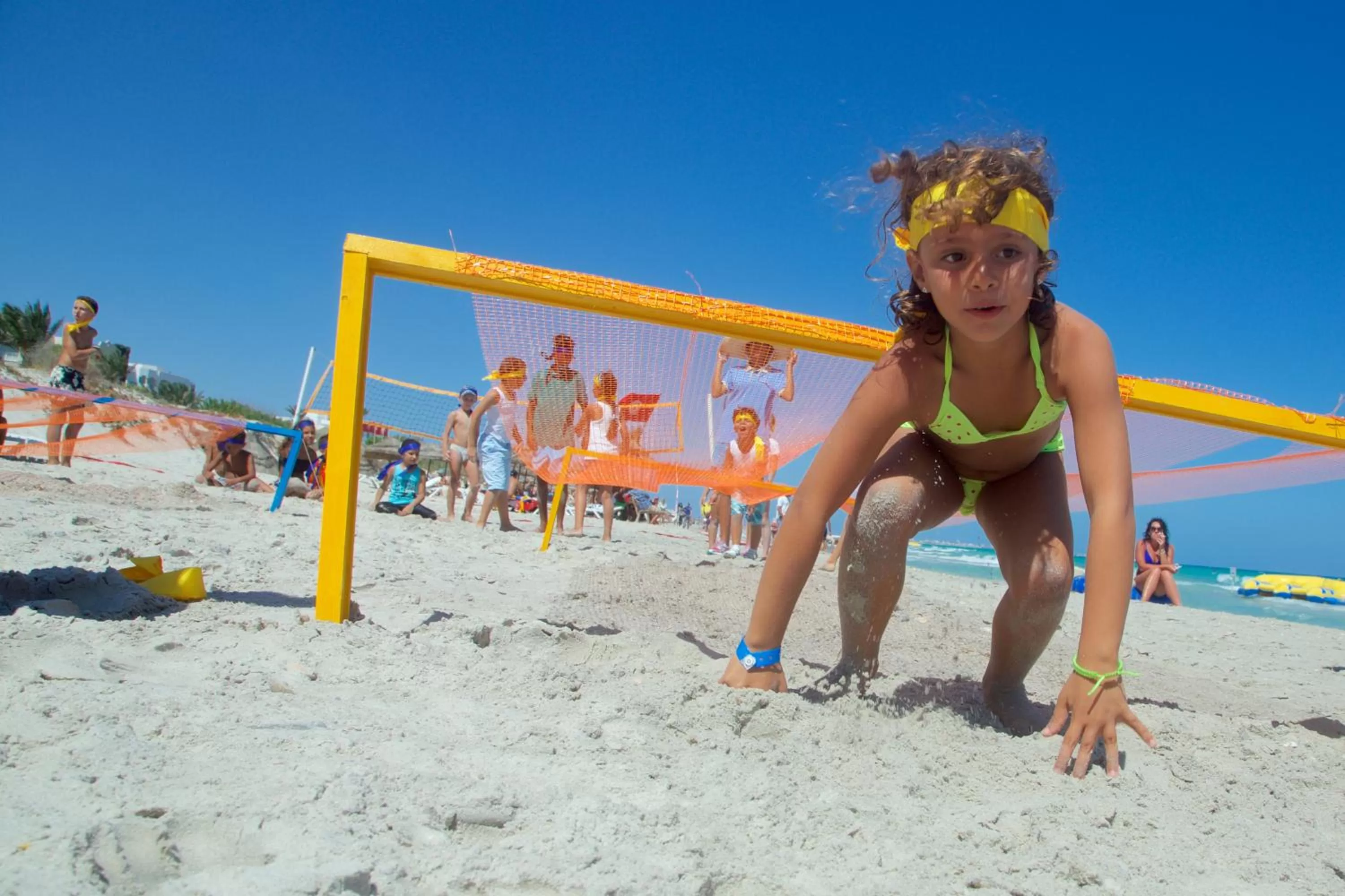 Children play ground in Mahdia Beach & Aqua Park