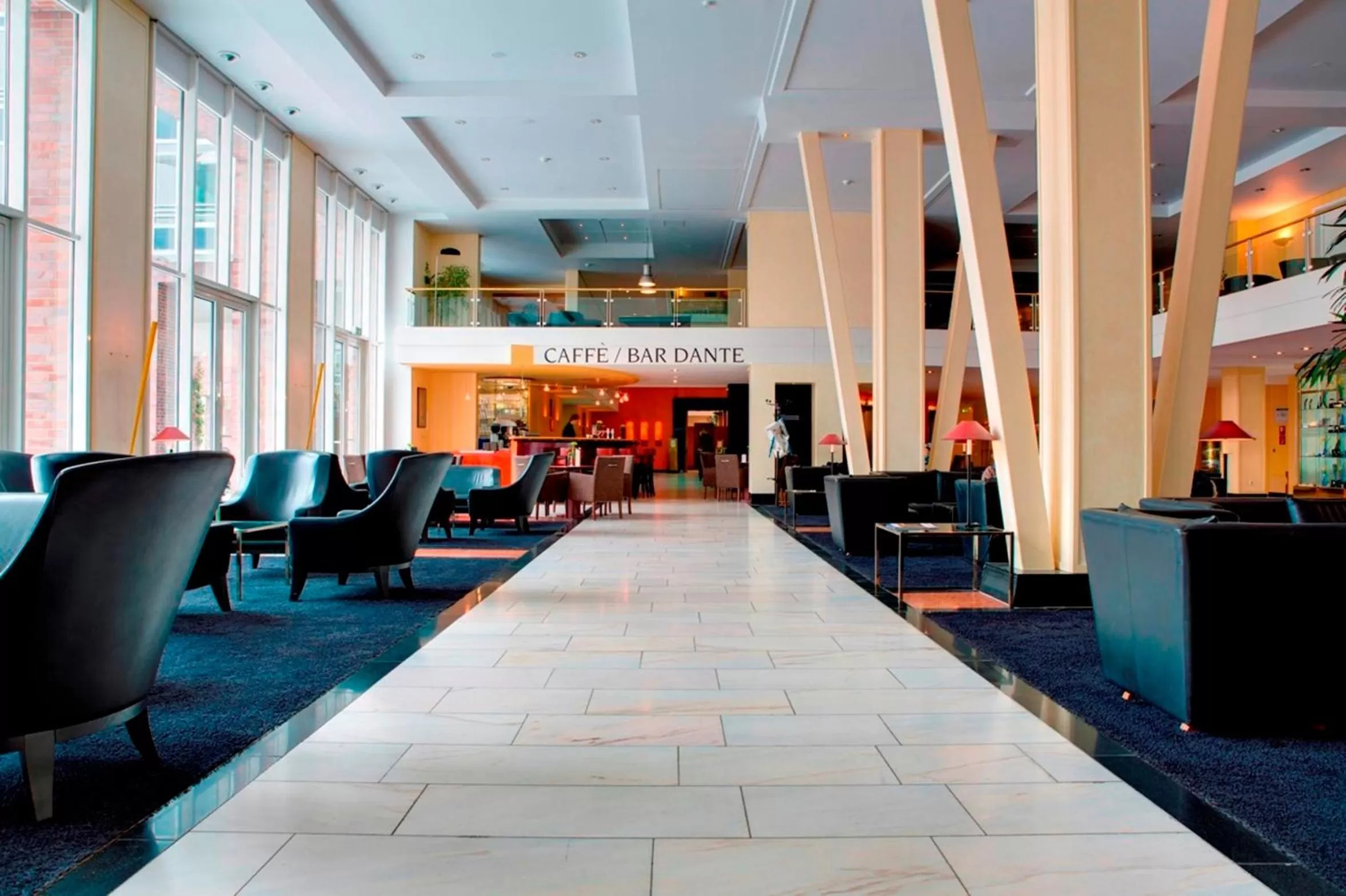 Lobby or reception in Radisson Blu Senator Hotel, Lübeck