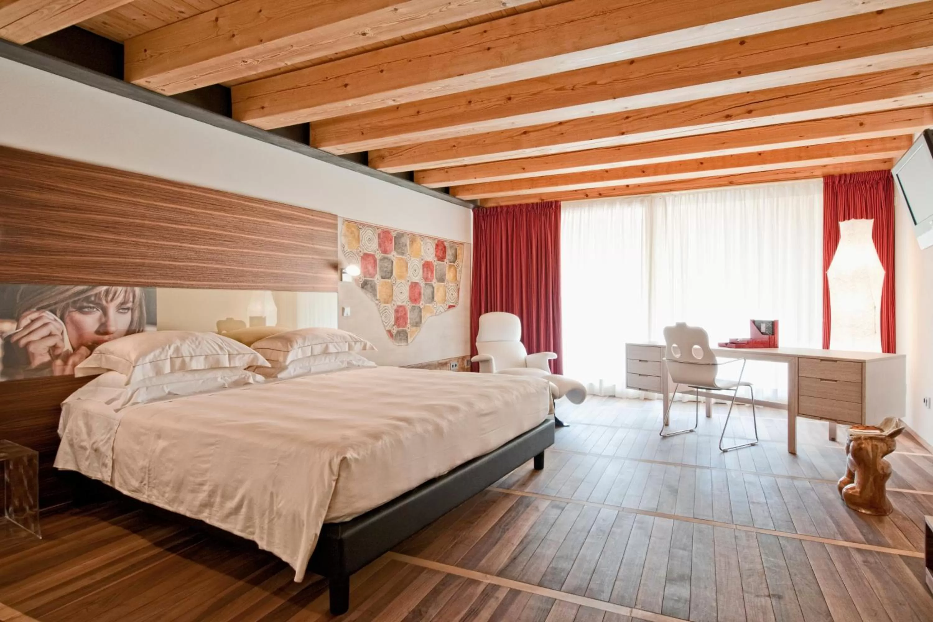 Photo of the whole room, Bed in Hotel Veronesi La Torre