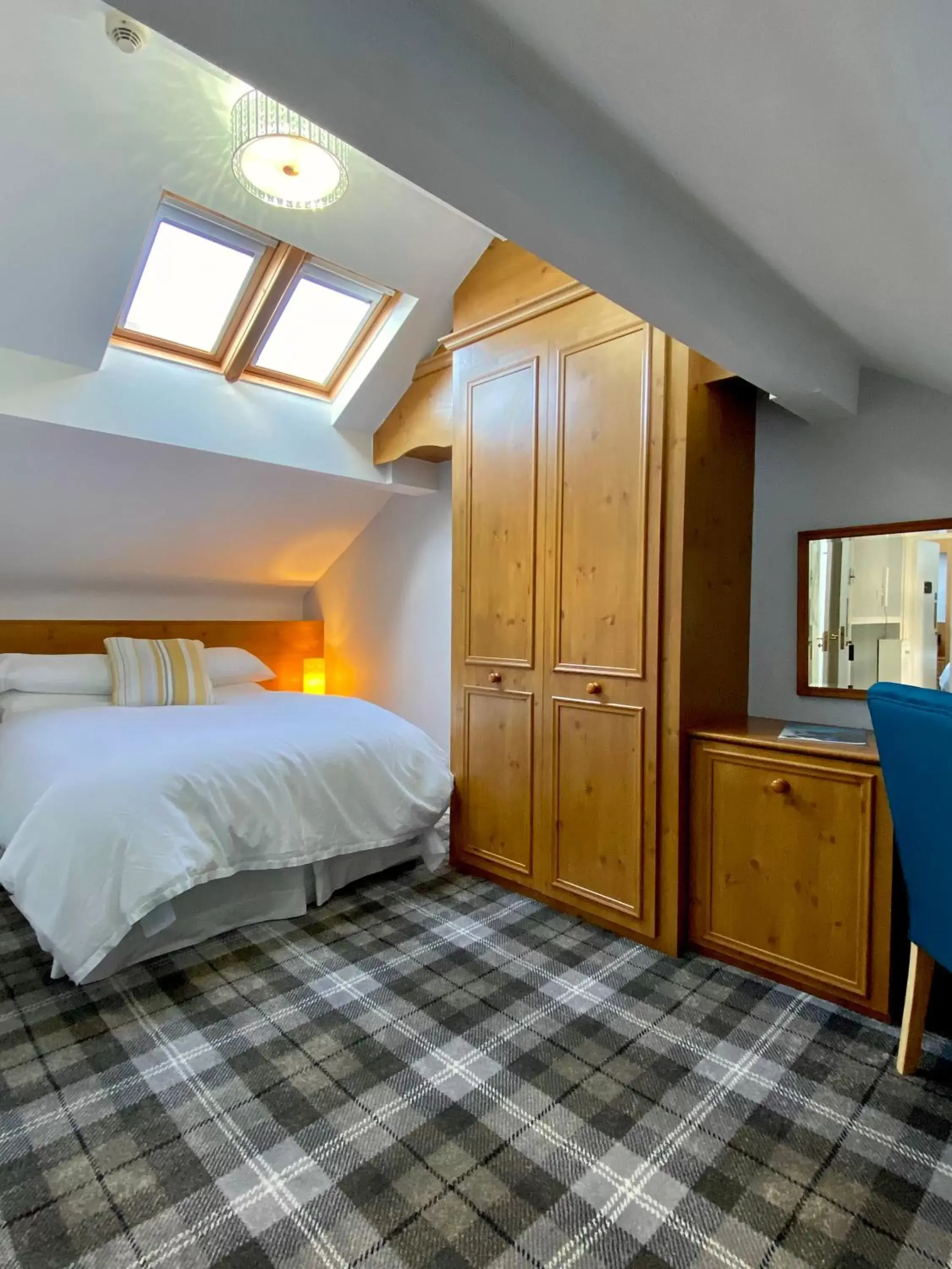 Bed in Cumbrian Lodge
