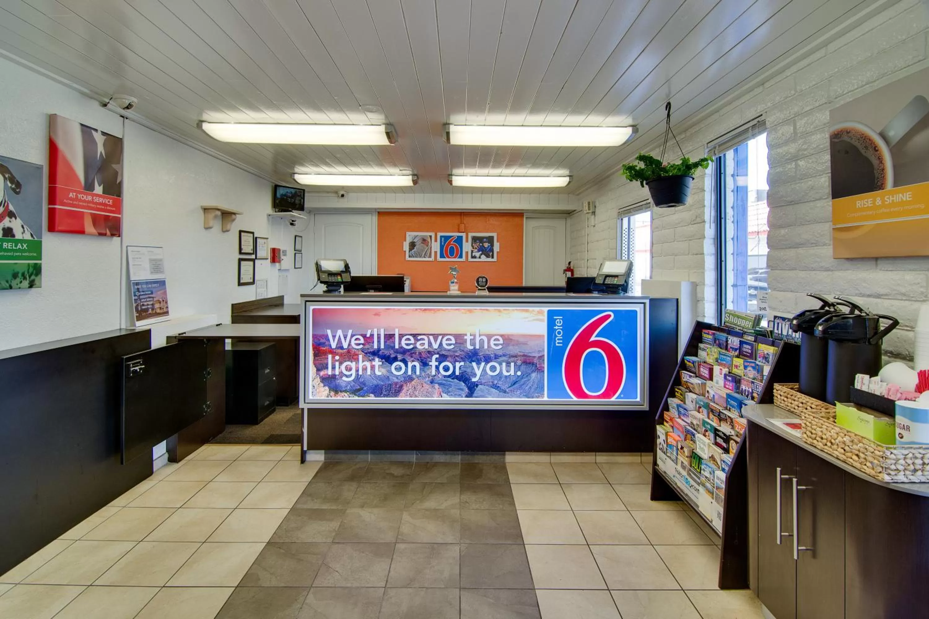 Lobby or reception in Motel 6 Eloy Arizona Casa Grande