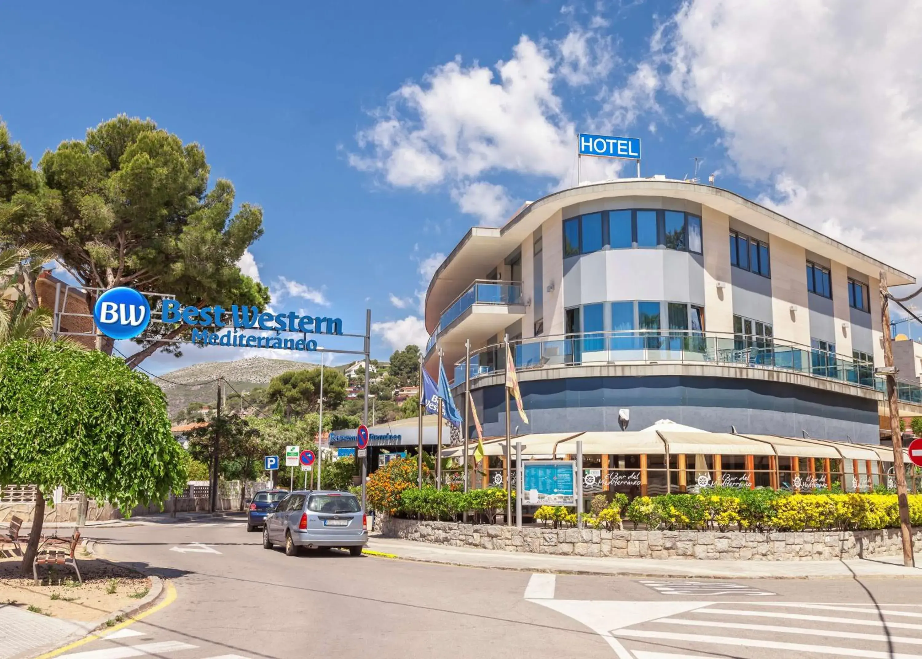 Property Building in Best Western Hotel Mediterraneo