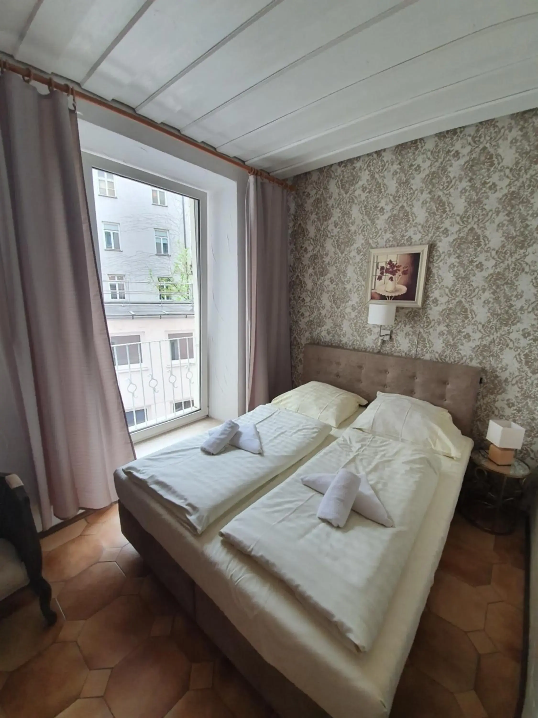 Bed in Pension Seibel