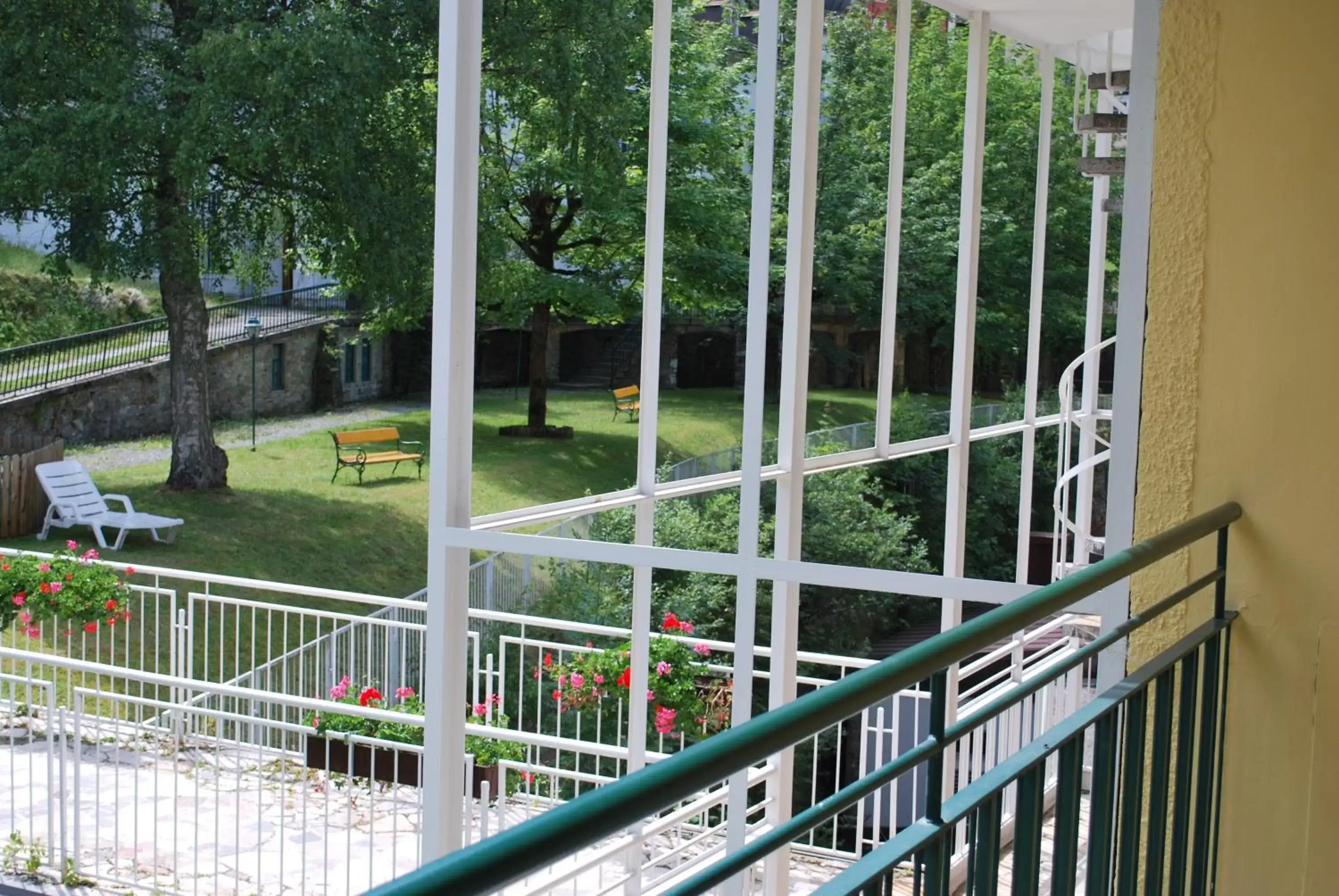 Balcony/Terrace in Thermal Resort Hotel Elisabethpark