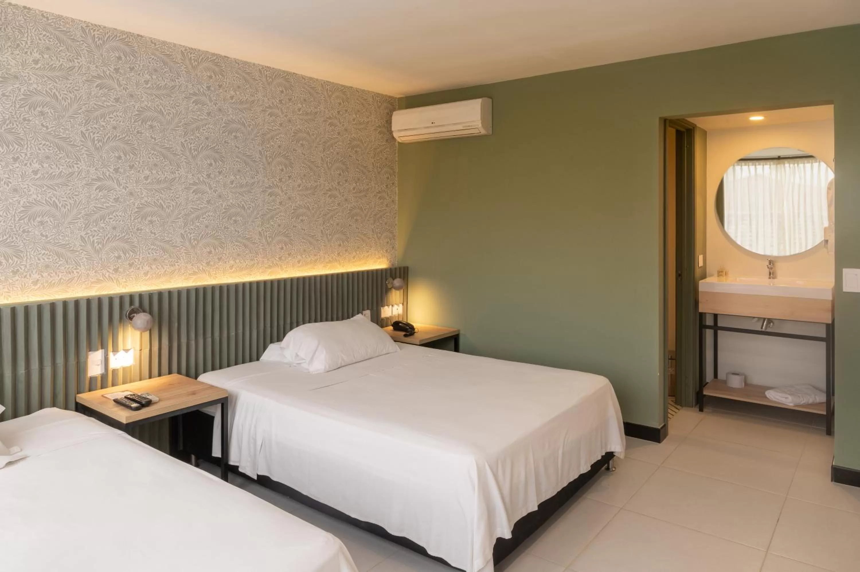 Bed in Hotel Principe