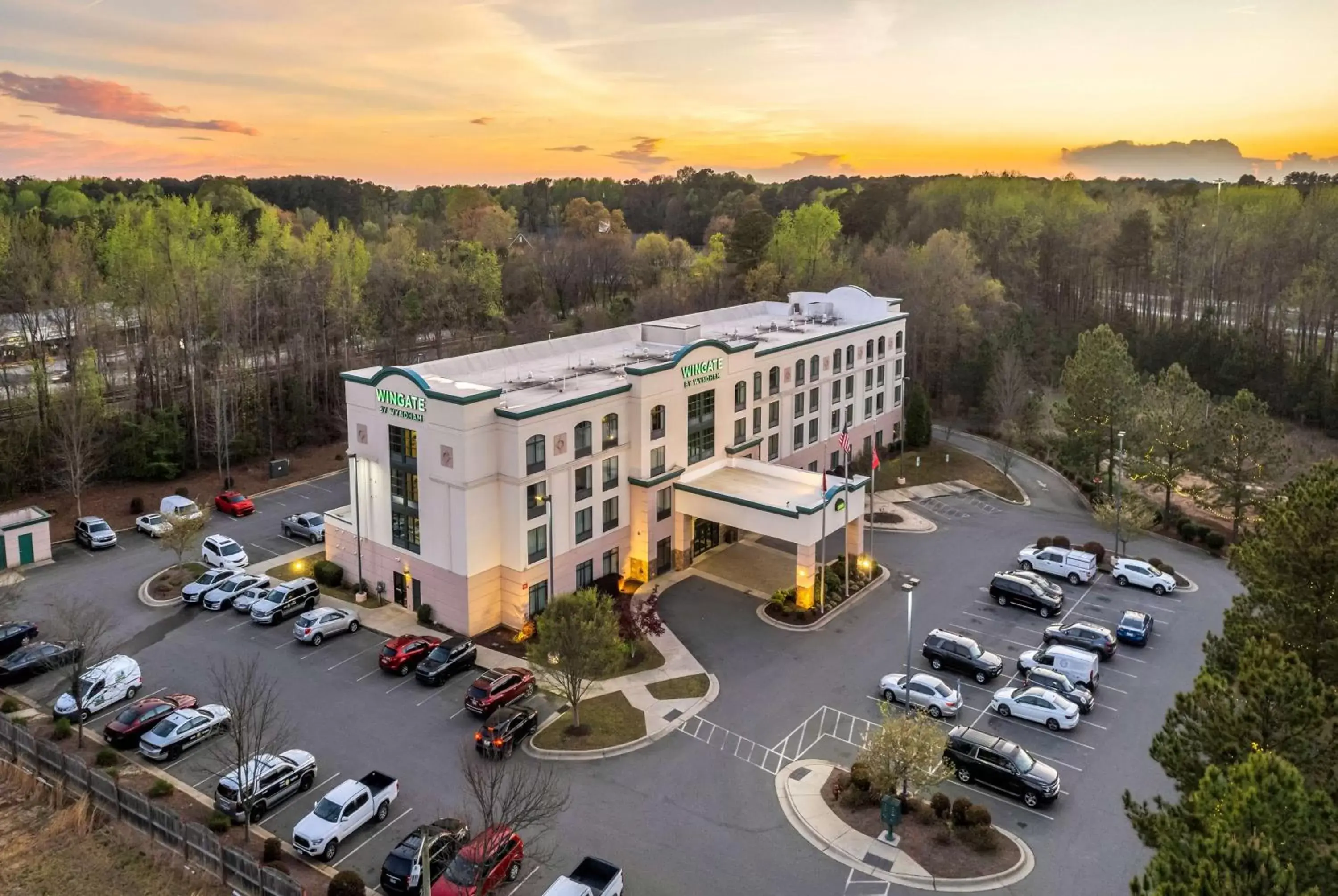 Property building, Bird's-eye View in Wingate by Wyndham State Arena Raleigh/Cary Hotel