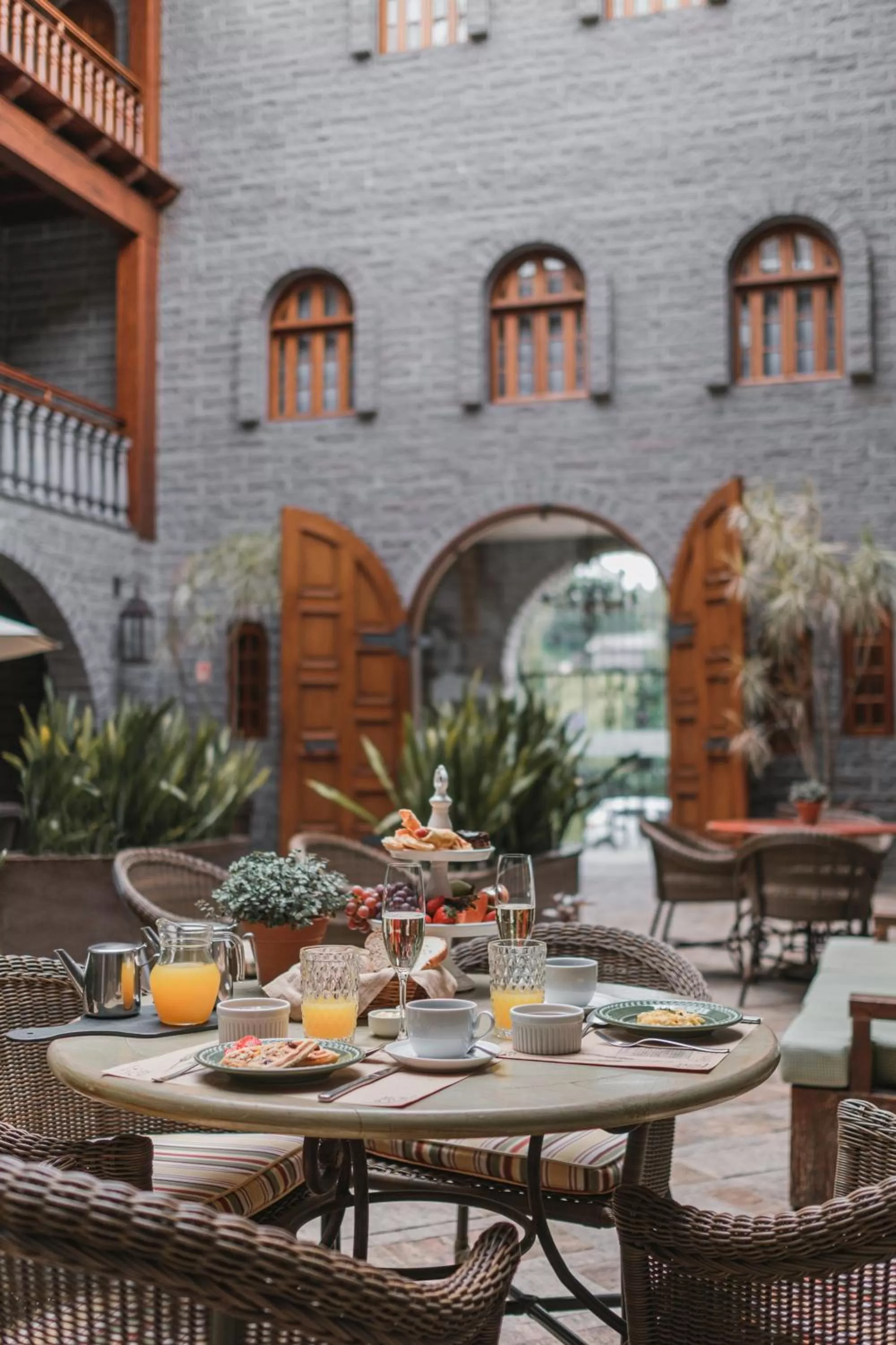 Breakfast in Pousada Castello Benvenutti