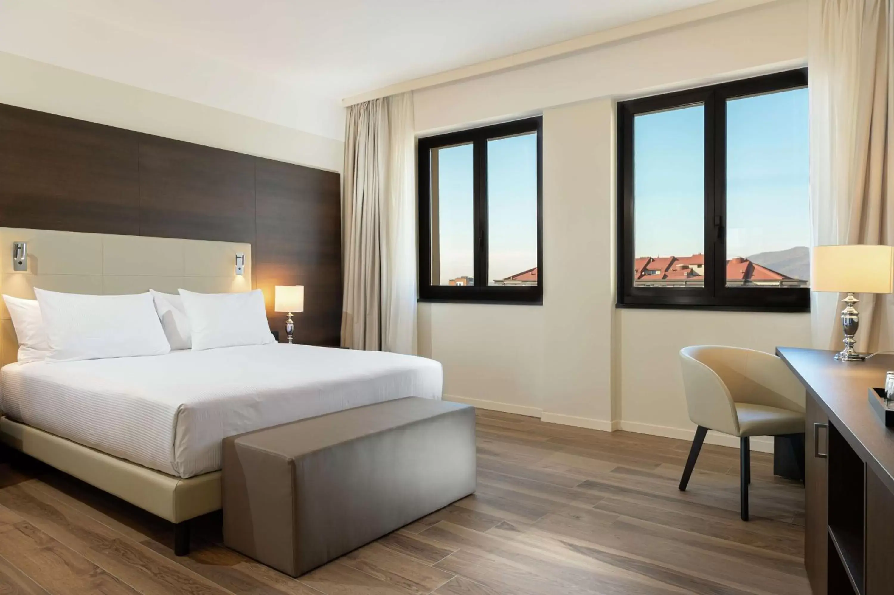 Bed in DoubleTree by Hilton Brescia