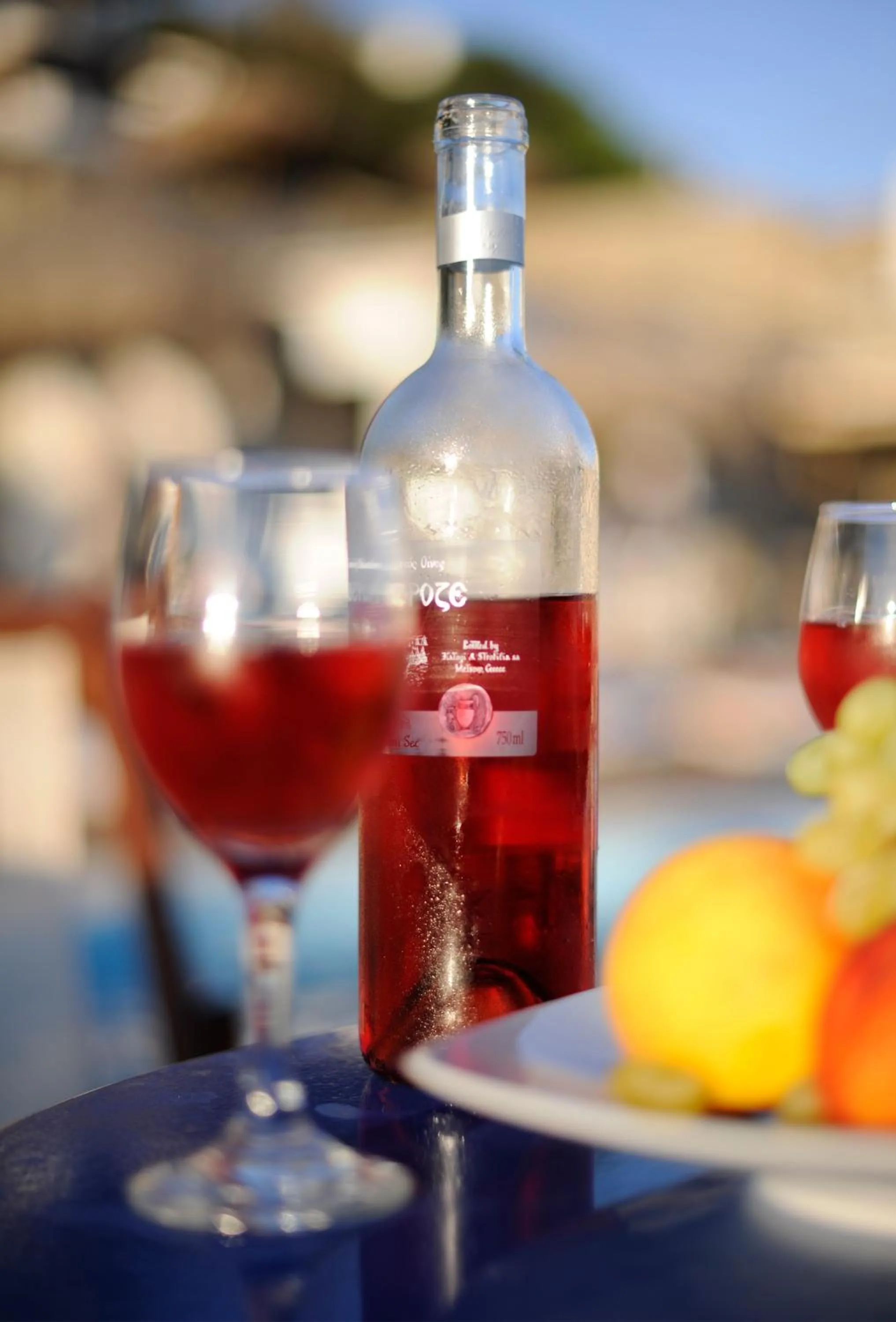 Food and drinks in Panormos Village Hotel