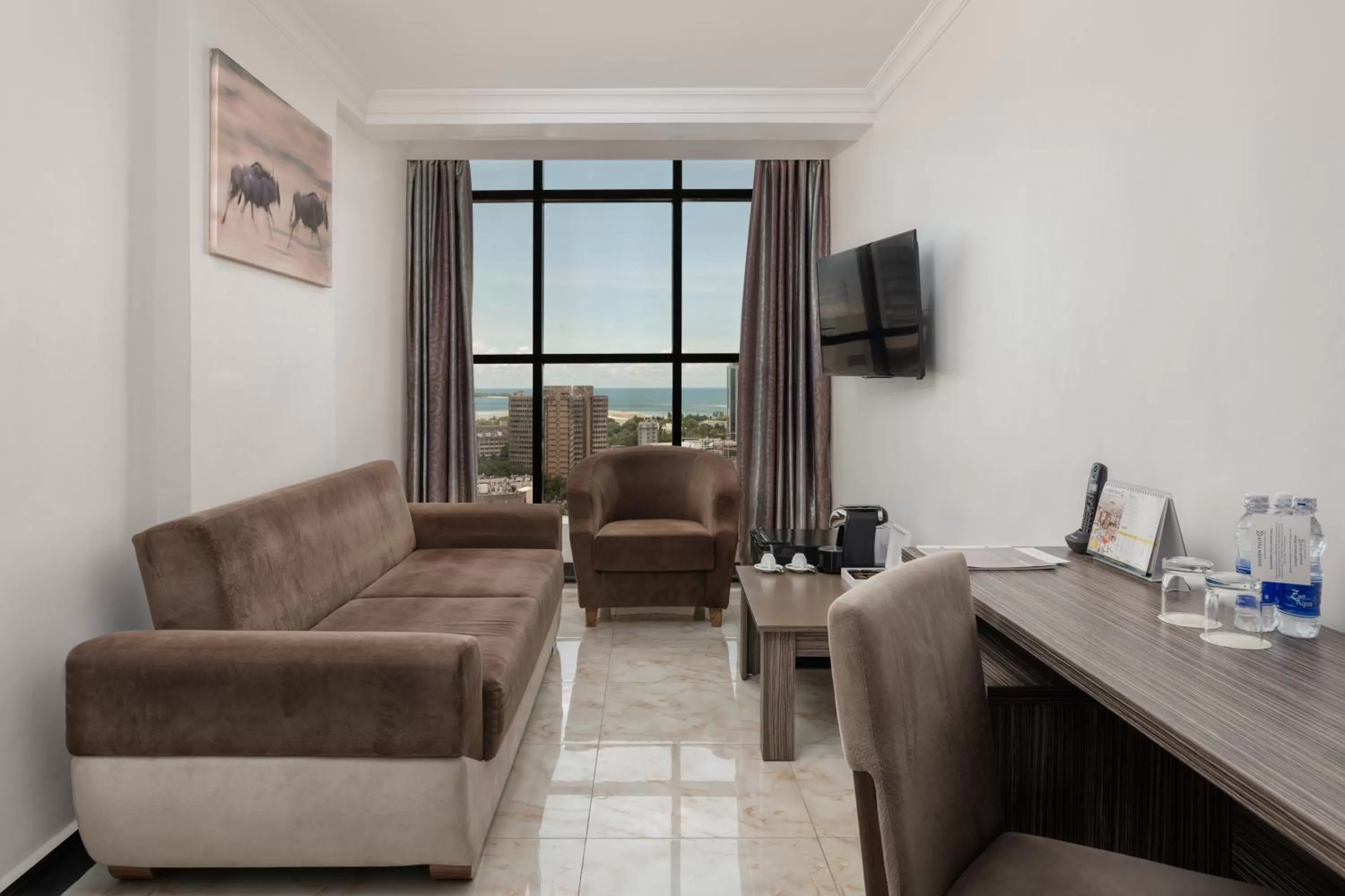 Seating area in Golden Tulip Dar Es Salaam City Center Hotel