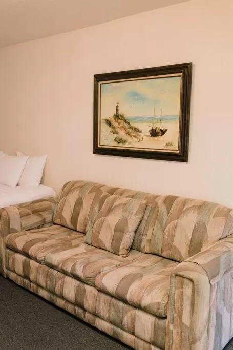 Living room in The Long Barn Lodge
