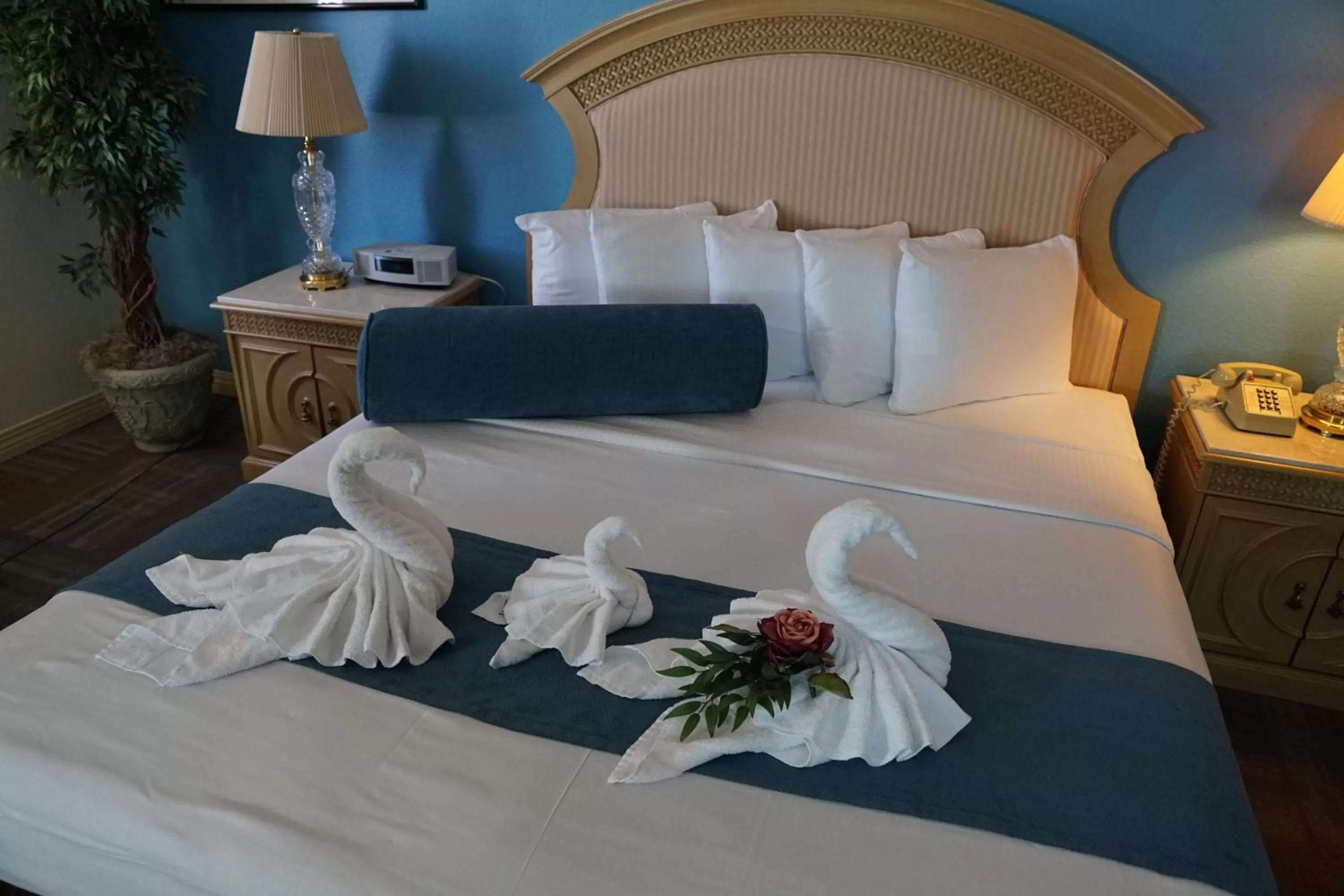 Bed in Railroad Pass Hotel and Casino Ramada by Wyndham