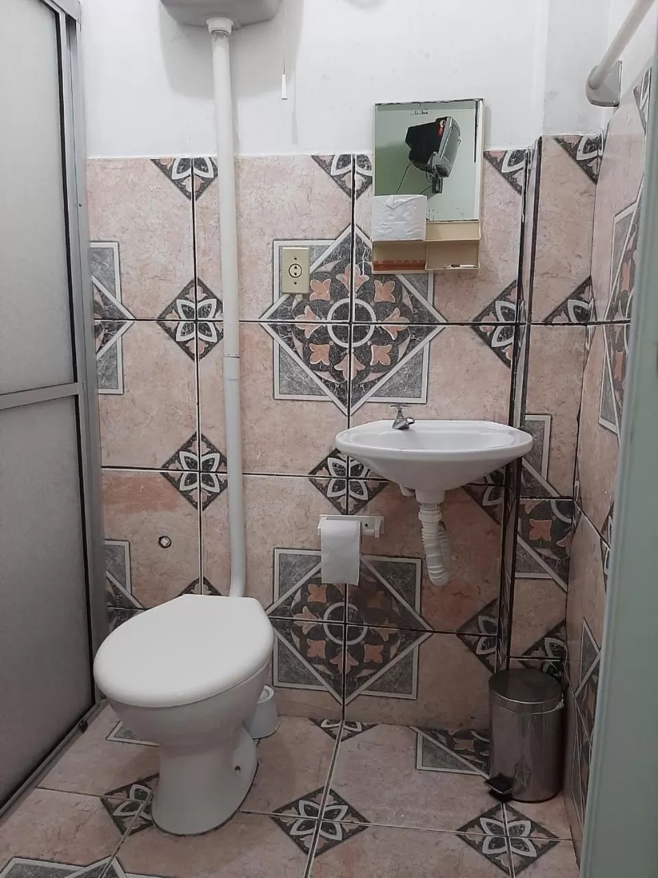 Bathroom in Pousada Canoas
