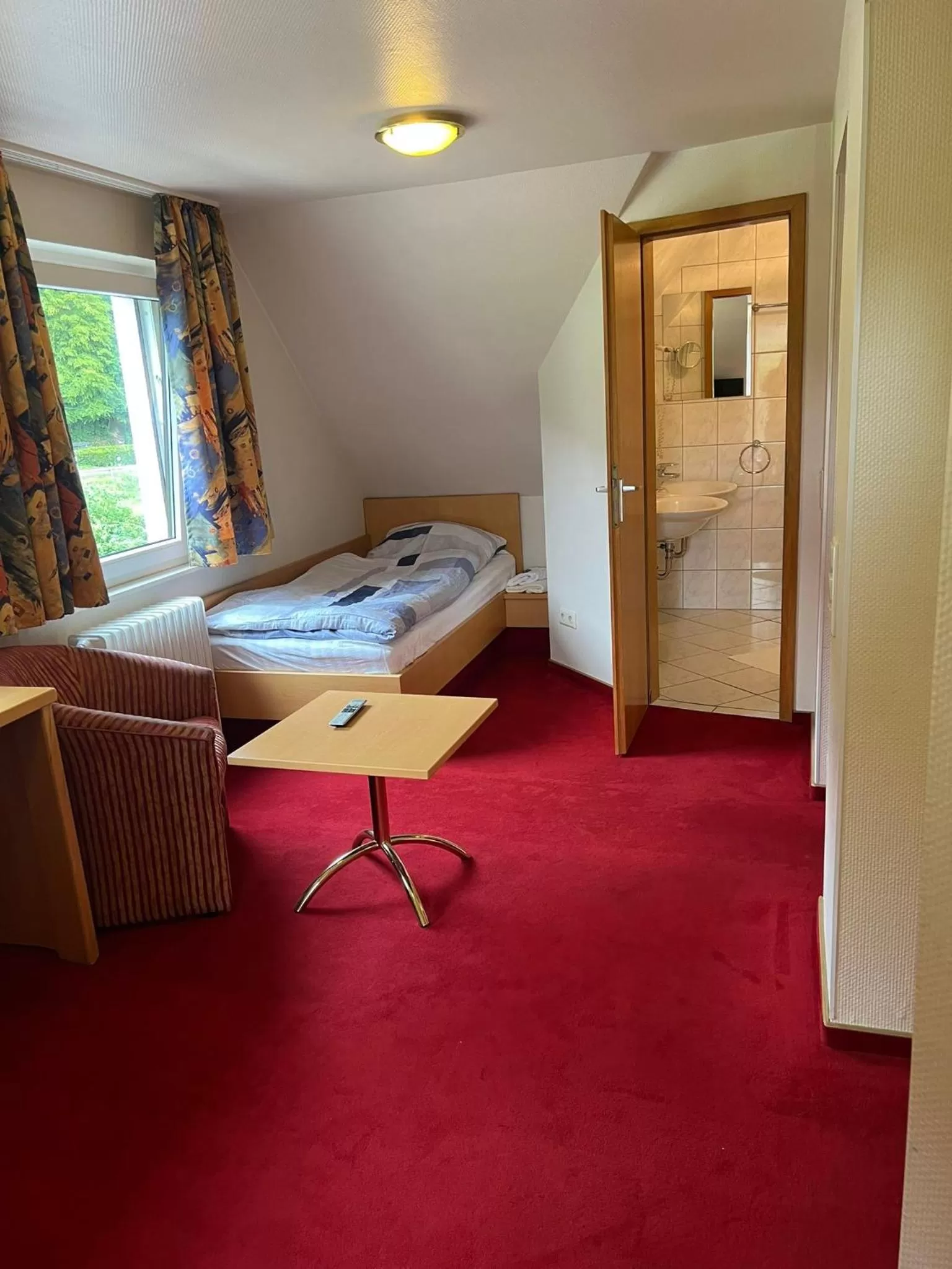 Bed in Hotel Strand-Café