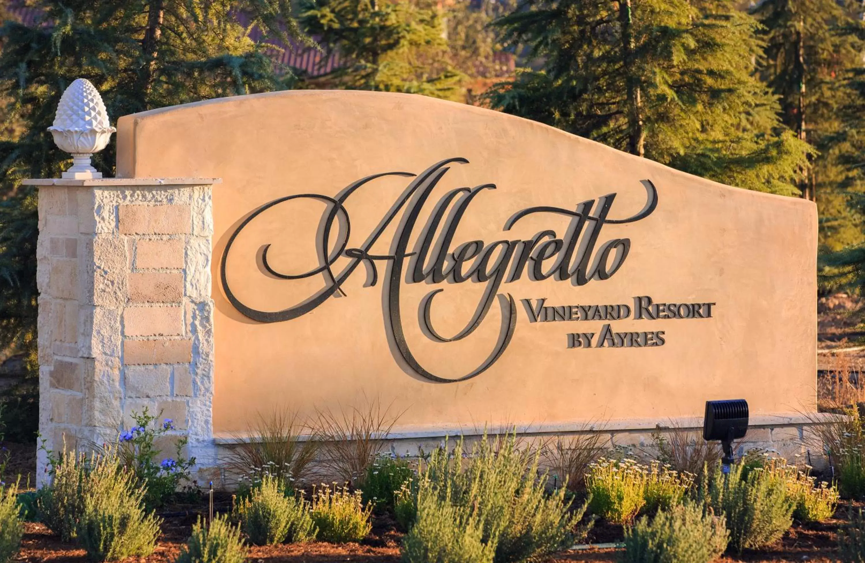 Facade/entrance in Allegretto Vineyard Resort Paso Robles Facade/entrance in Allegretto Vineyard Resort Paso Robles