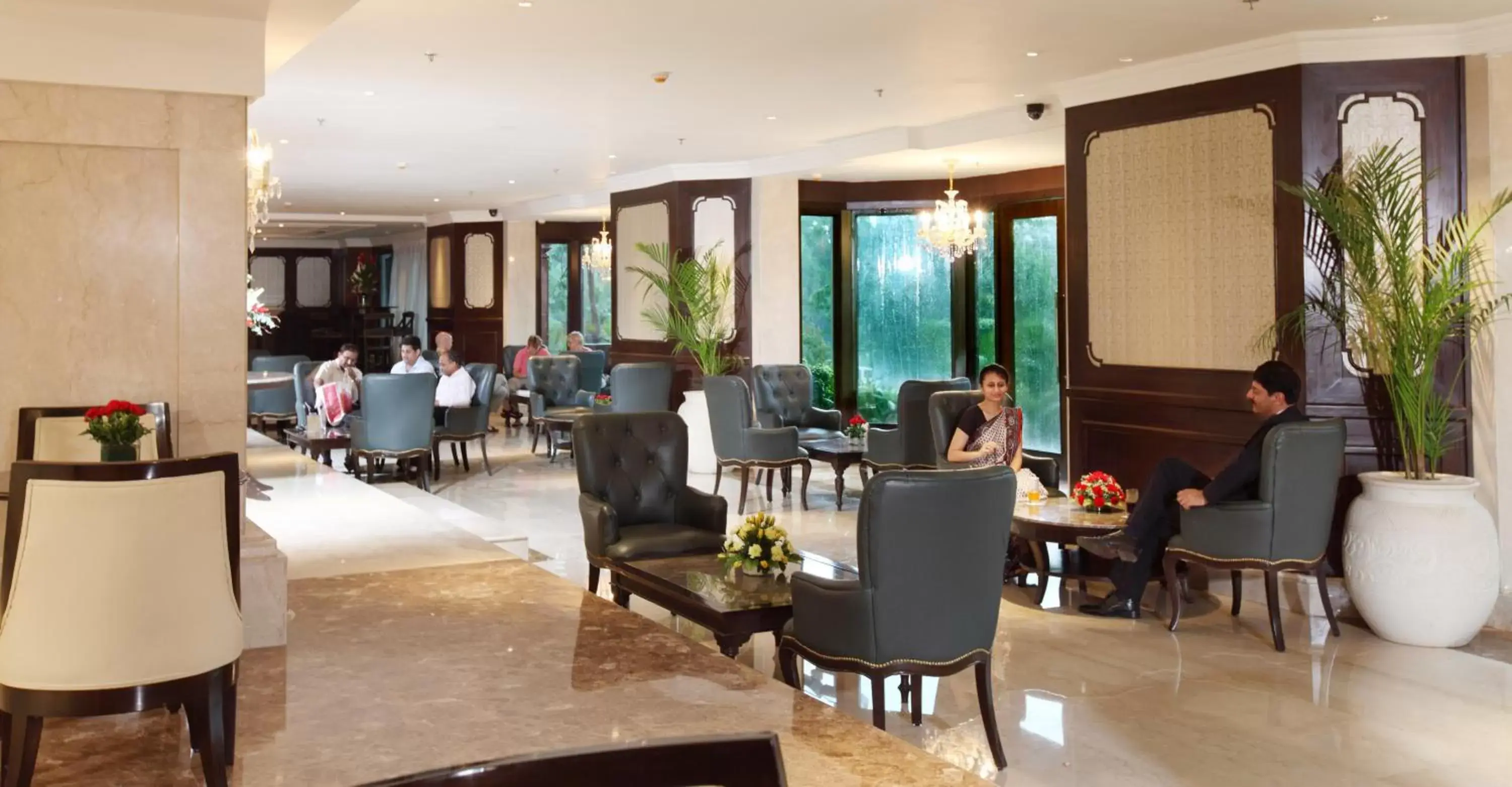 Lobby or reception, Restaurant/Places to Eat in The Ashok, New Delhi