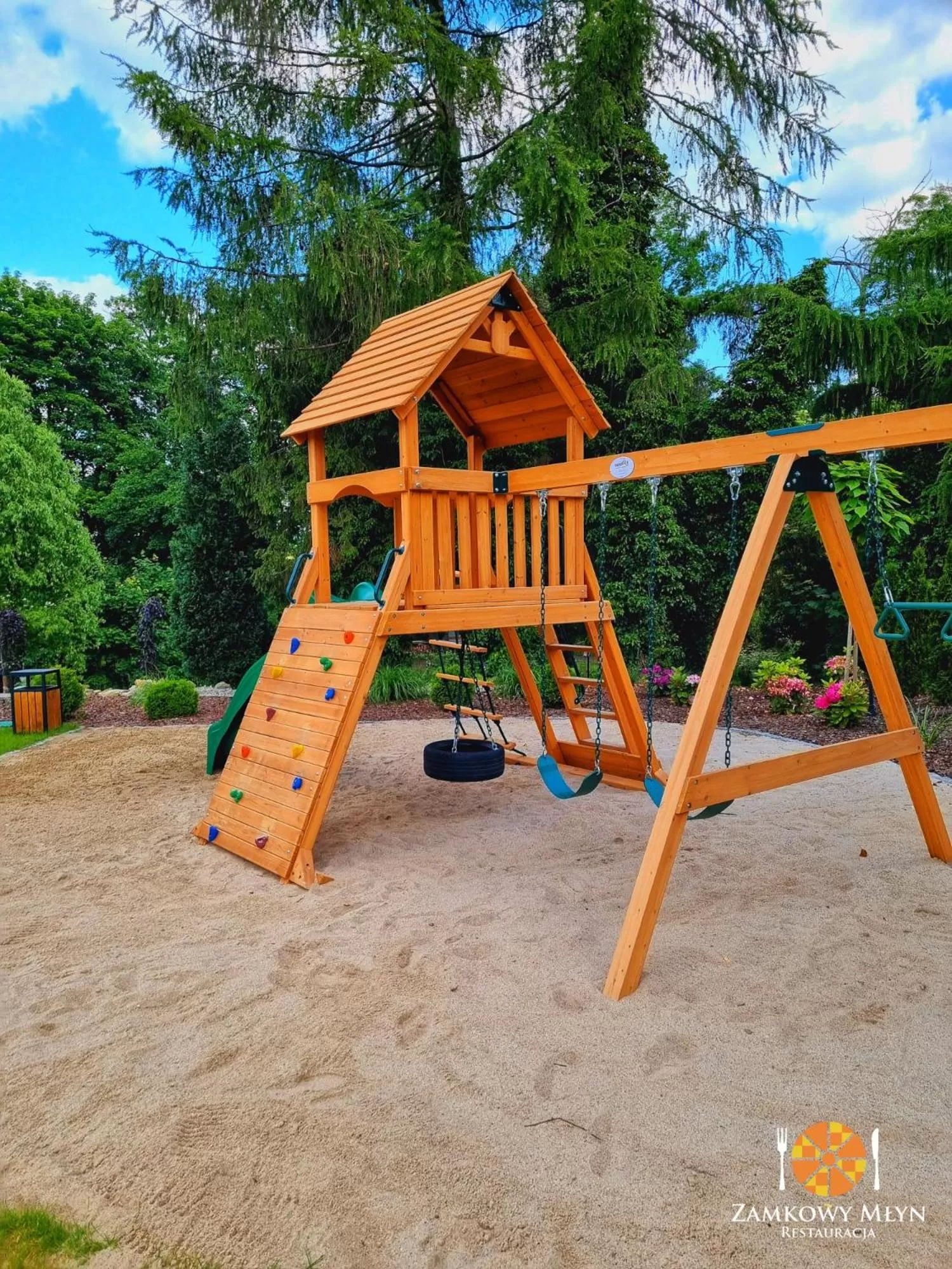 Children play ground in Hotel Zamkowy Młyn