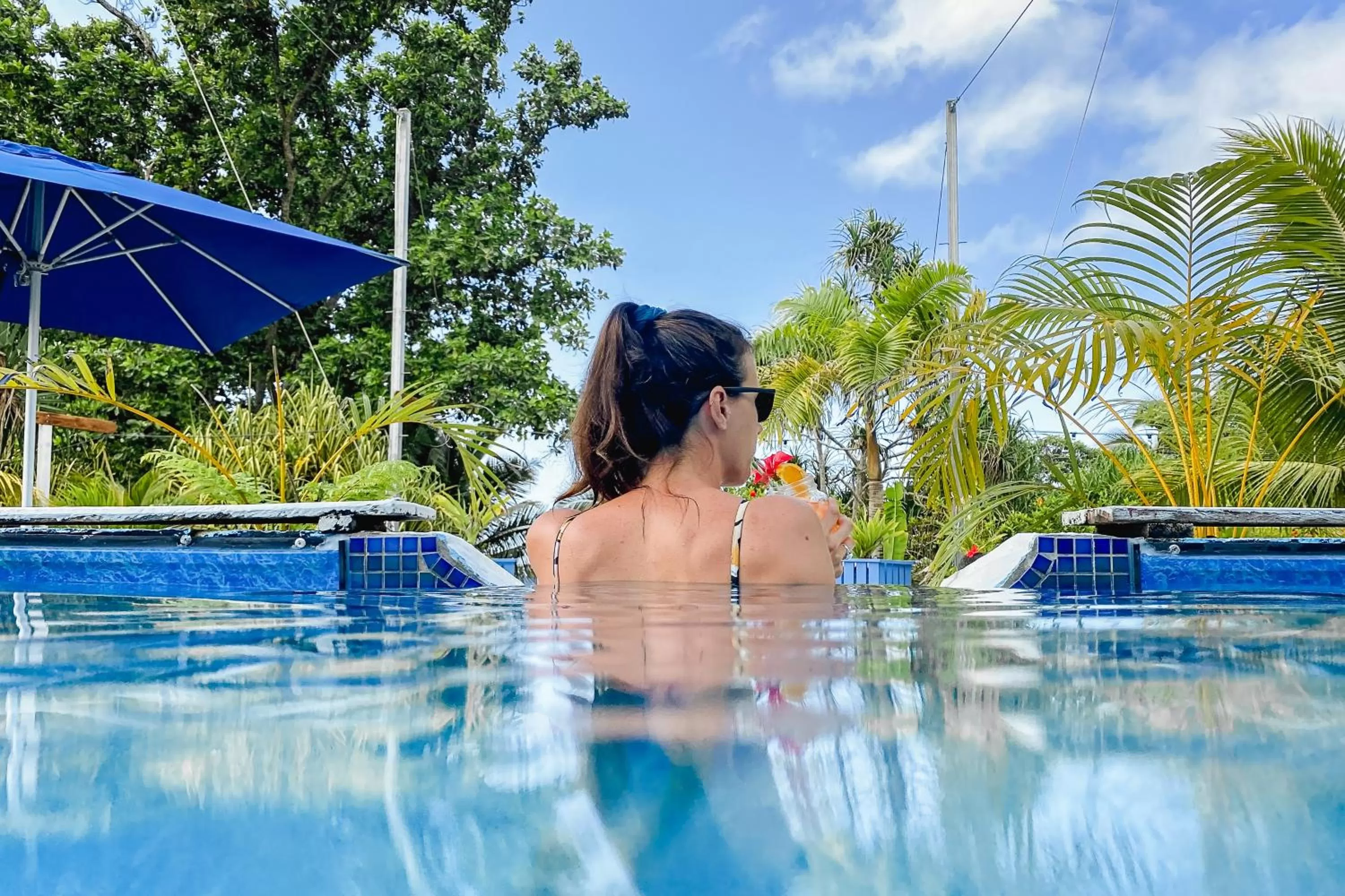 Swimming pool in Turtle Bay Lodge