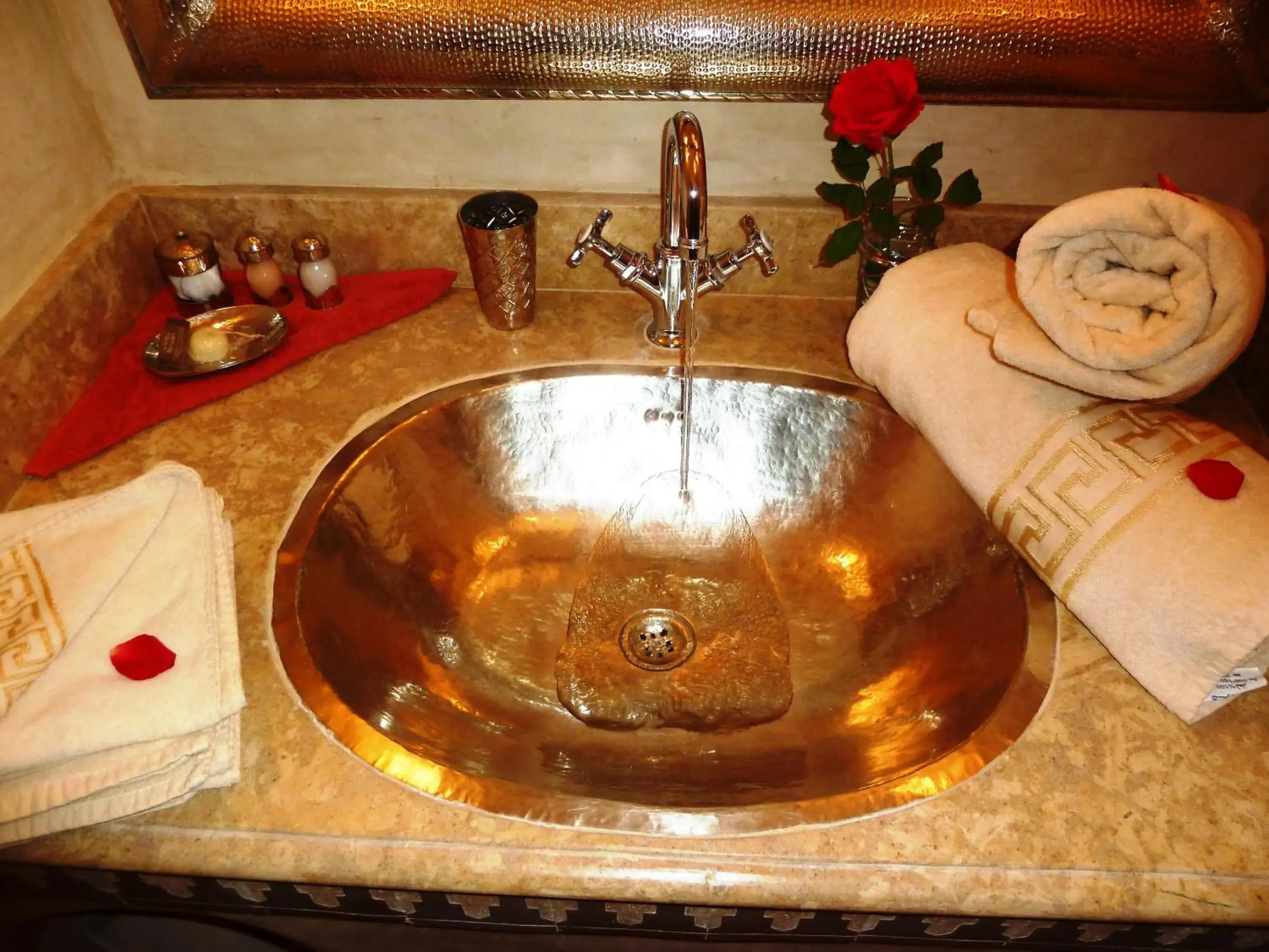 Decorative detail, Bathroom in Riad Viva