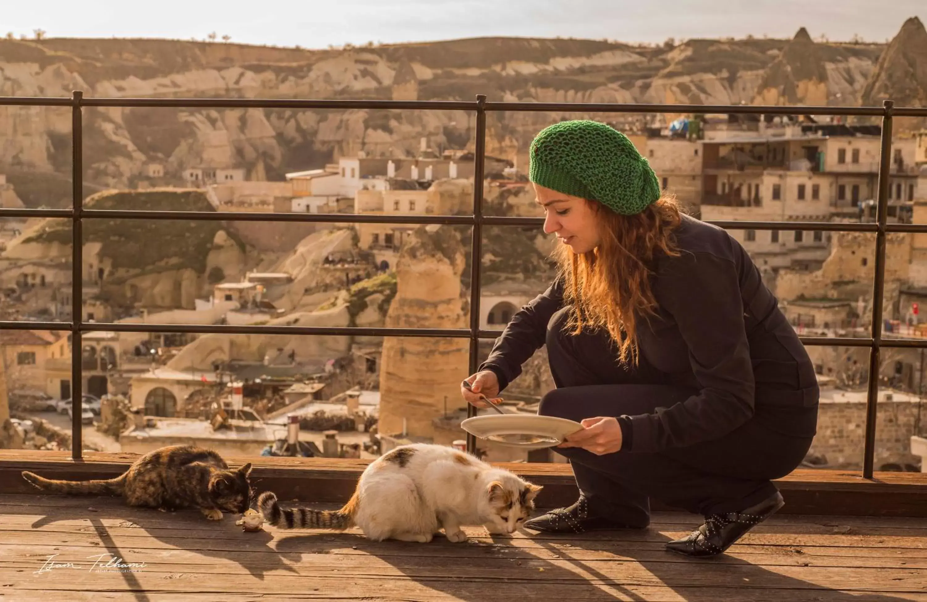 People in Aydinli Cave Hotel