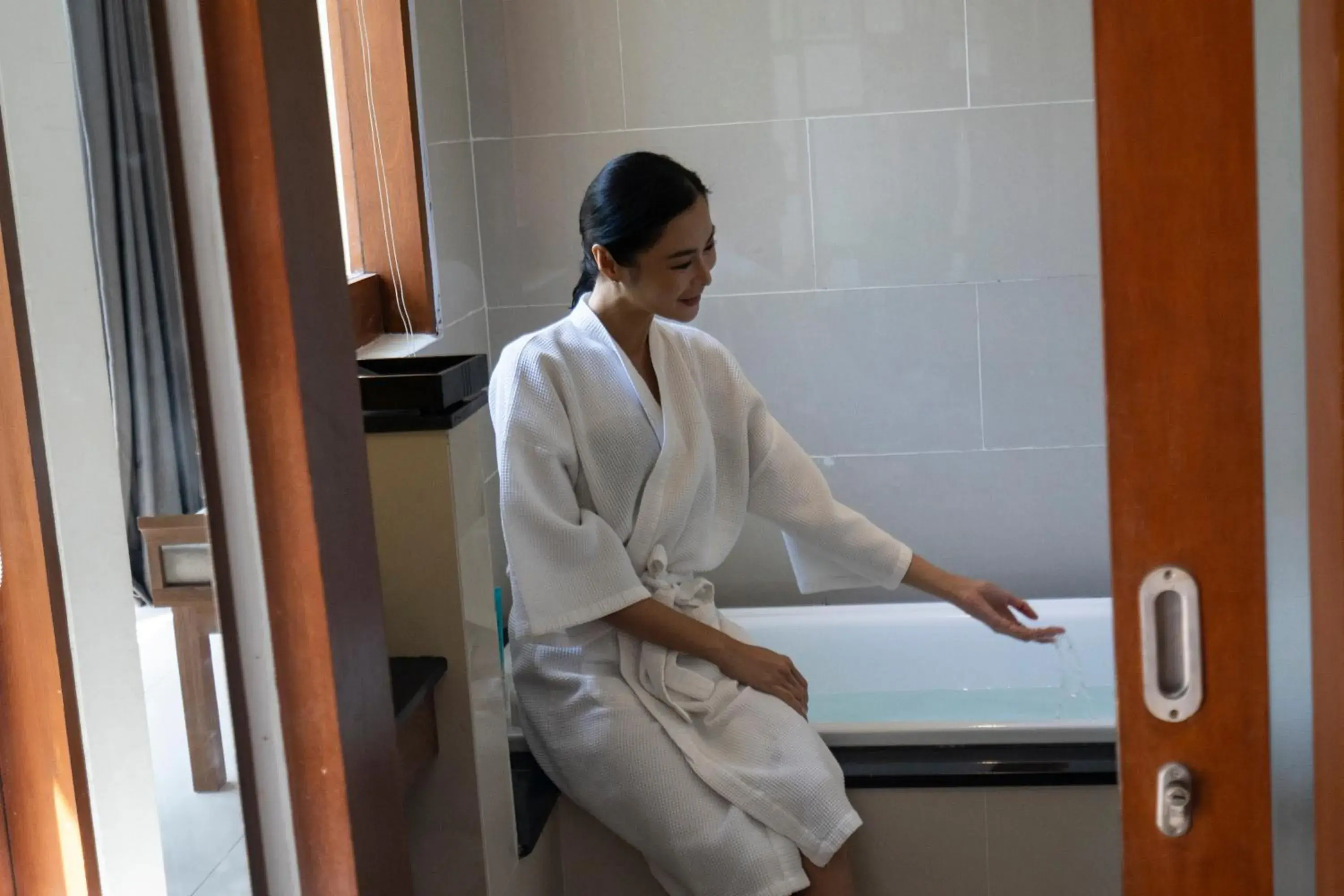 Bathroom in The Sakaye Villas & Spa